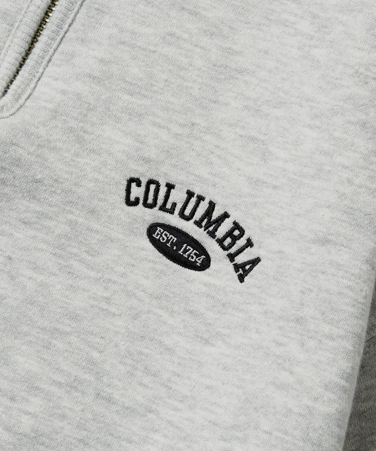컬럼비아 유니버시티(COLUMBIA UNIVERSITY) SIG ARCH LOGO WOMEN FLEECE H/ZIP SWEATSHIRTS M그레이