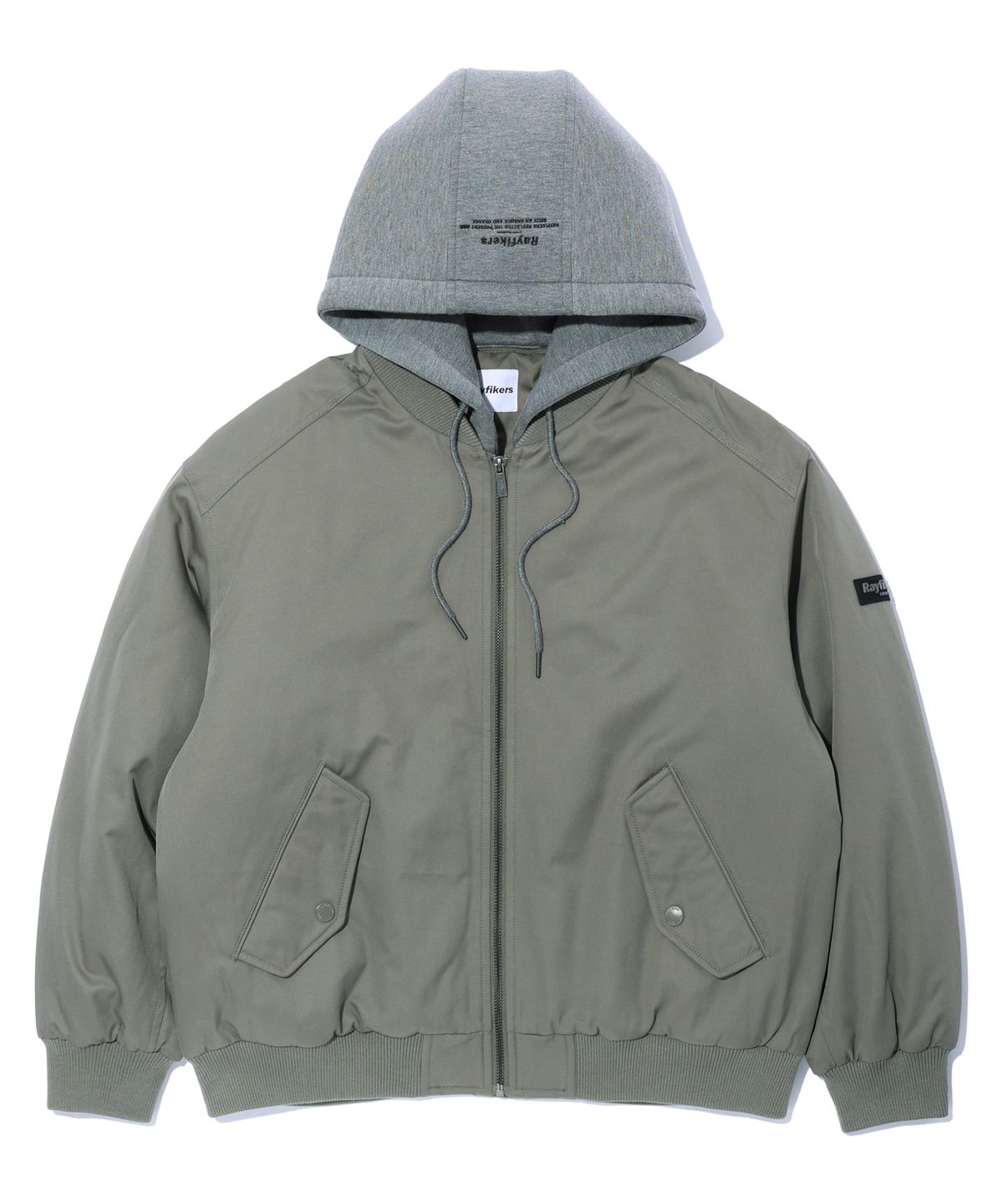 레이피커스(RAYFIKERS) 와펜 패딩 항공점퍼 KHAKI (MP1JU015-048)