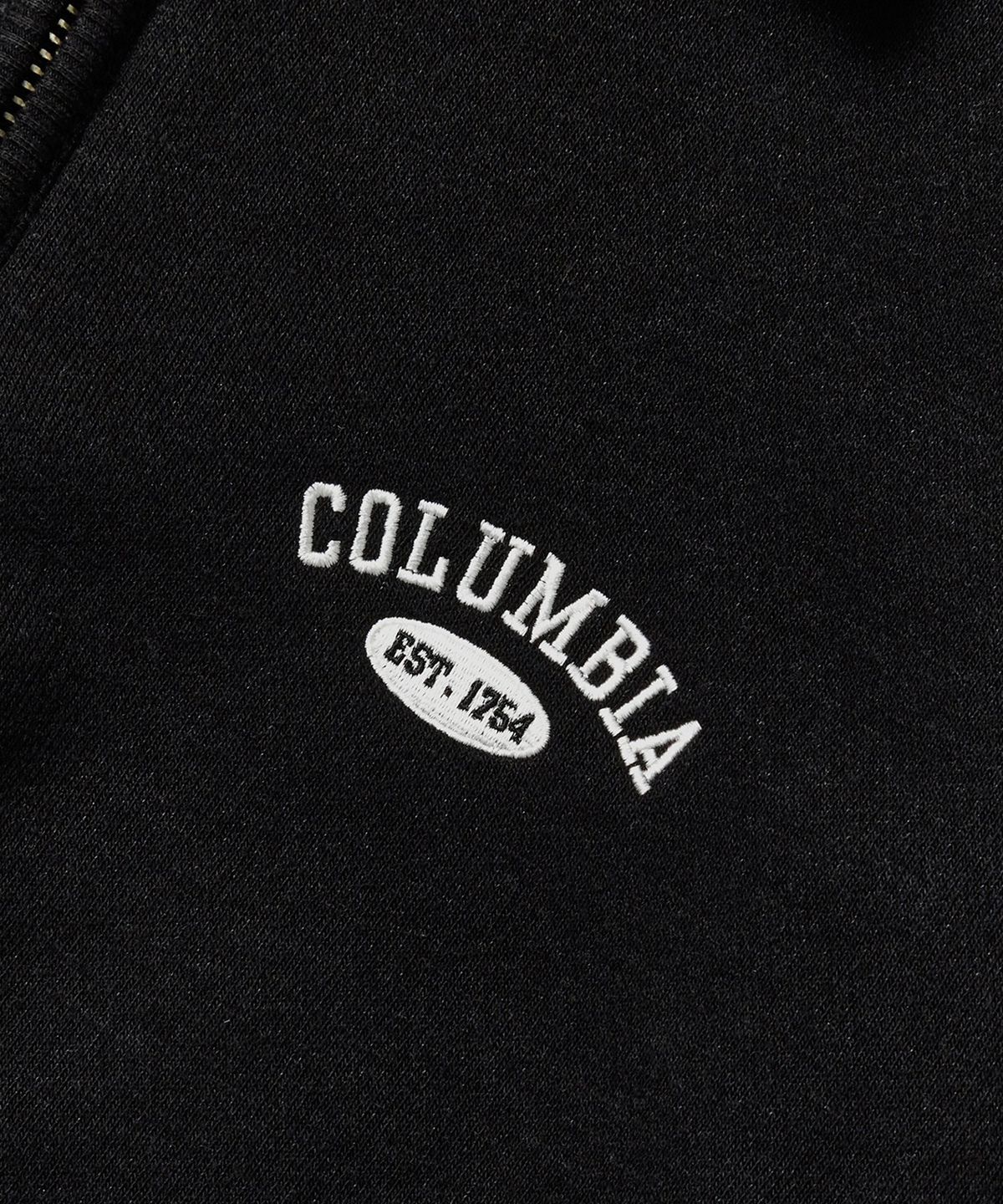 컬럼비아 유니버시티(COLUMBIA UNIVERSITY) SIG ARCH LOGO WOMEN FLEECE H/ZIP SWEATSHIRTS 블랙