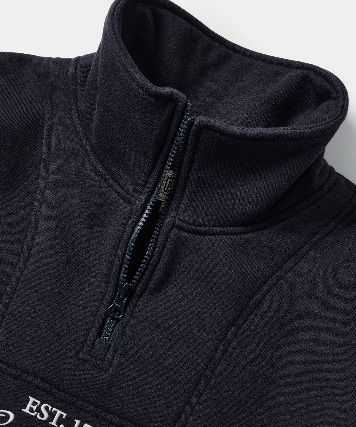 컬럼비아 유니버시티(COLUMBIA UNIVERSITY) CU BIG SCRIPT TERRY H/ZIP SWEATSHIRTS 크라운네이비