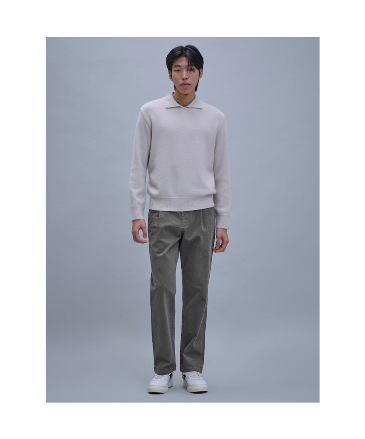 시프트지(SHIFT.G) CollarTurtleneck Sweater  Ivory