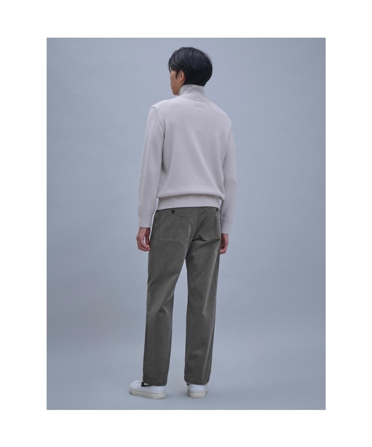 시프트지(SHIFT.G) CollarTurtleneck Sweater  Ivory