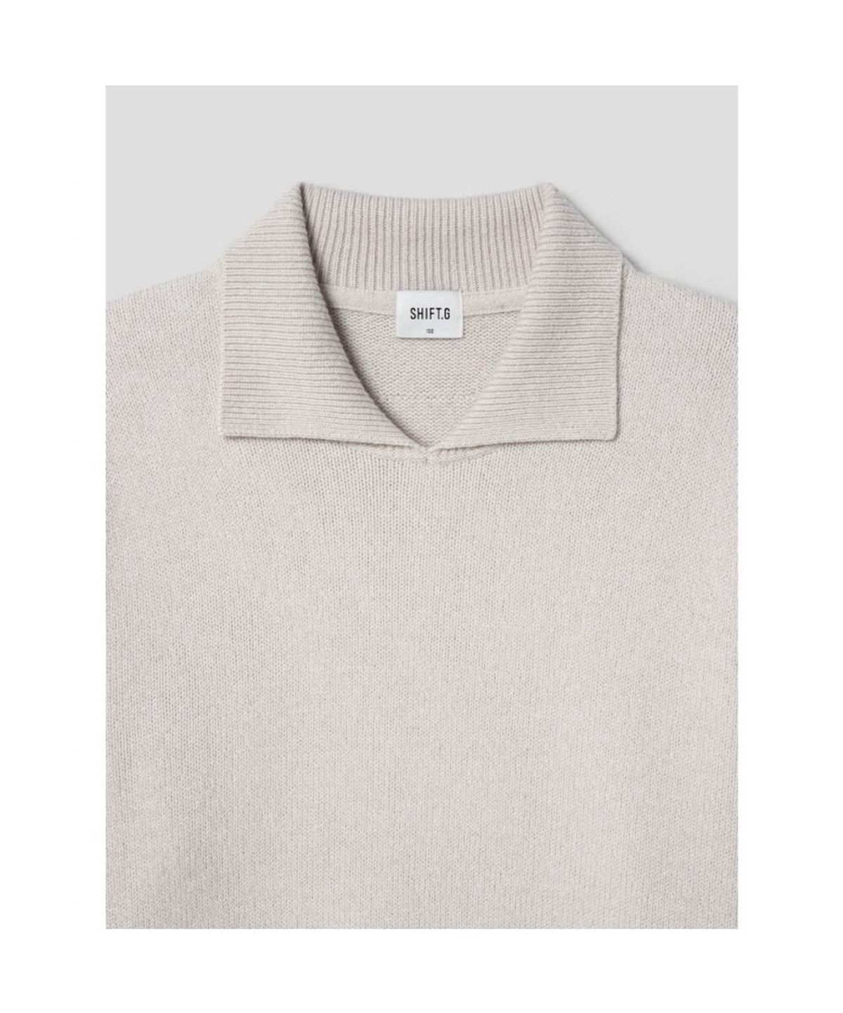 시프트지(SHIFT.G) CollarTurtleneck Sweater  Ivory