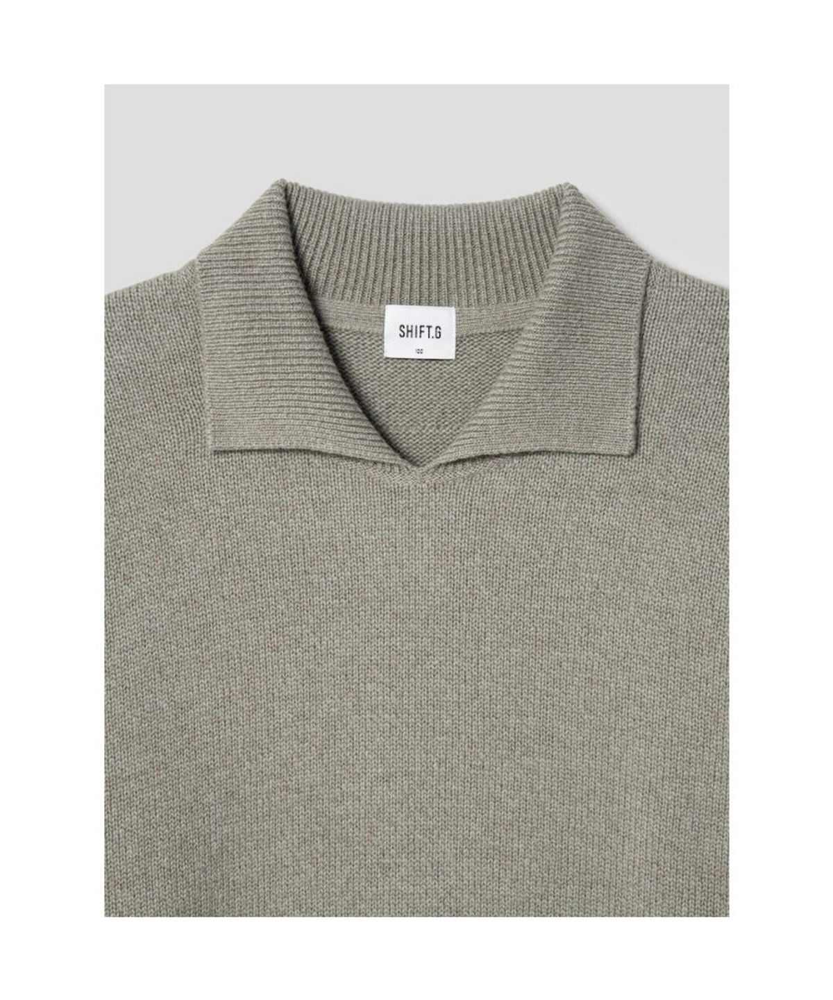 시프트지(SHIFT.G) CollarTurtleneck Sweater  Khaki