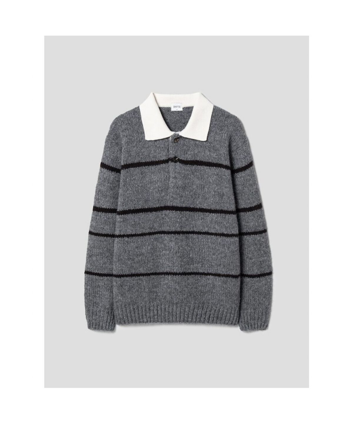 시프트지(SHIFT.G) Fuzzy Pattern Sweater  Grey