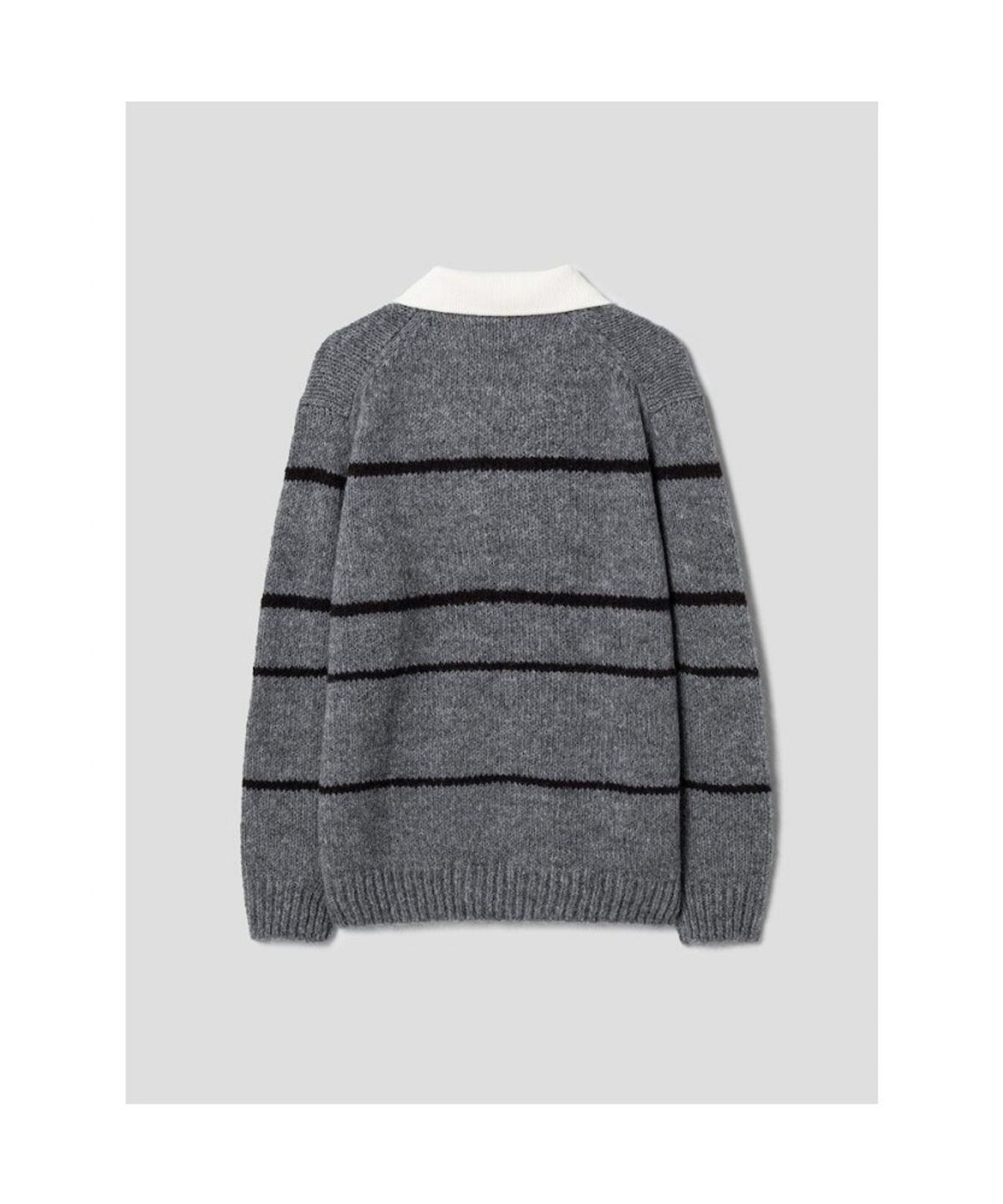 시프트지(SHIFT.G) Fuzzy Pattern Sweater  Grey