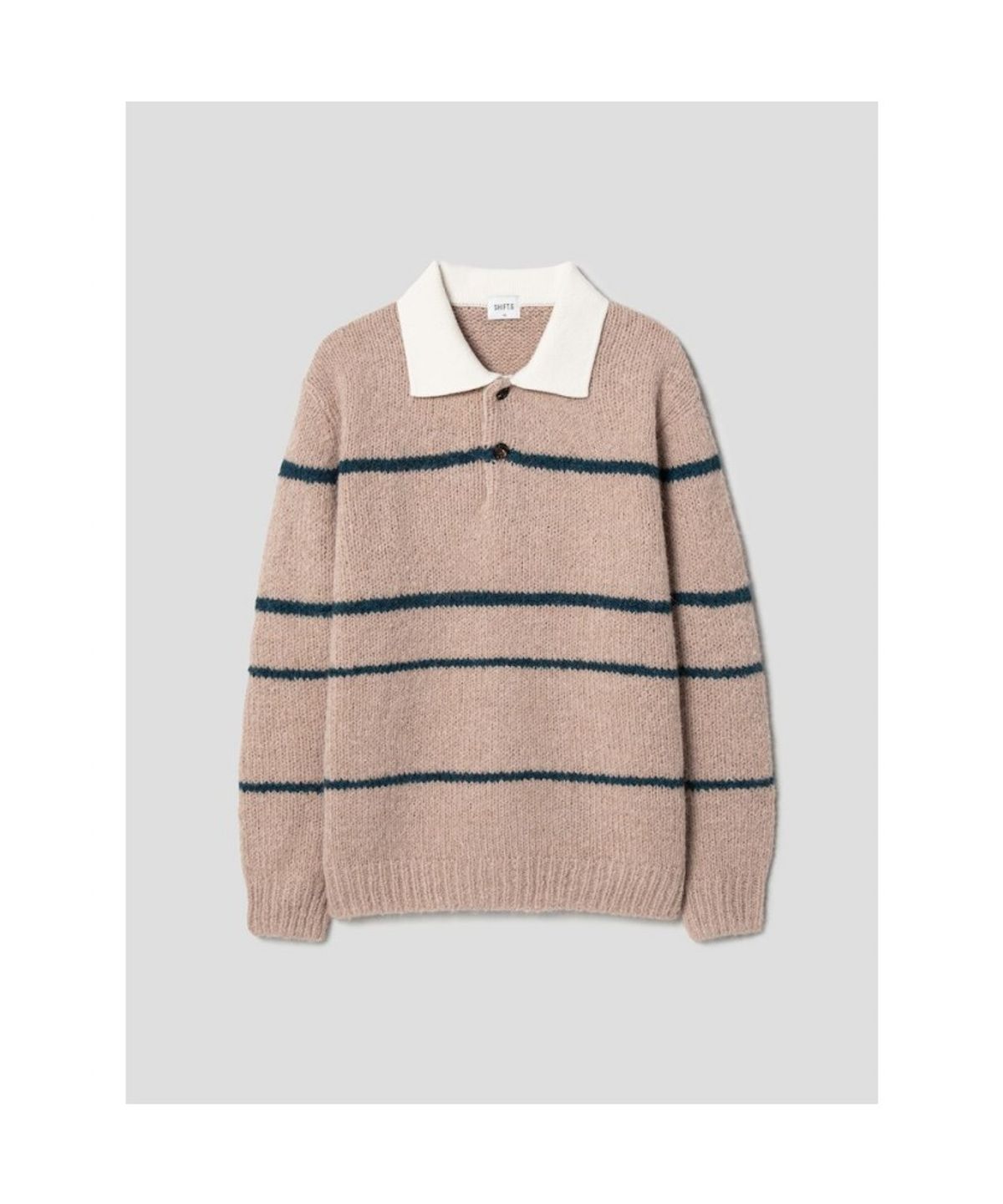 시프트지(SHIFT.G) Fuzzy Pattern Sweater  Beige