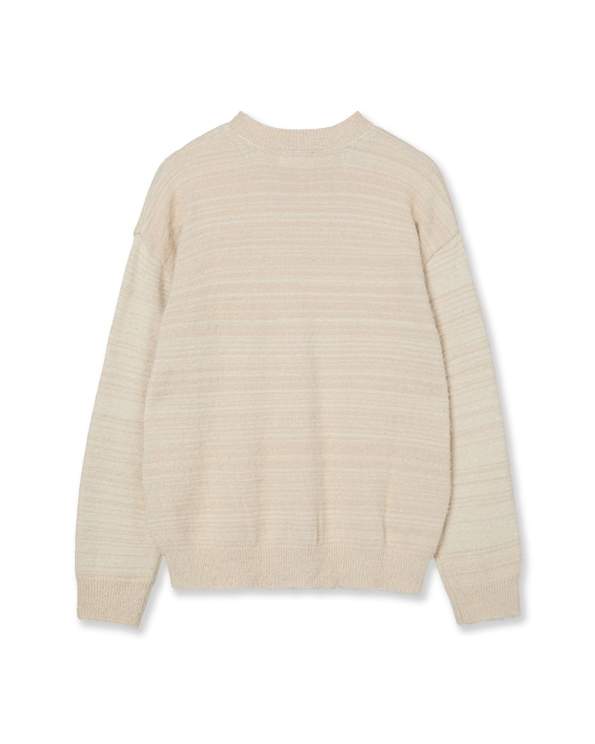 에이이에이이(AEAE) WEB LOGO HAIRY KNIT [IVORY]