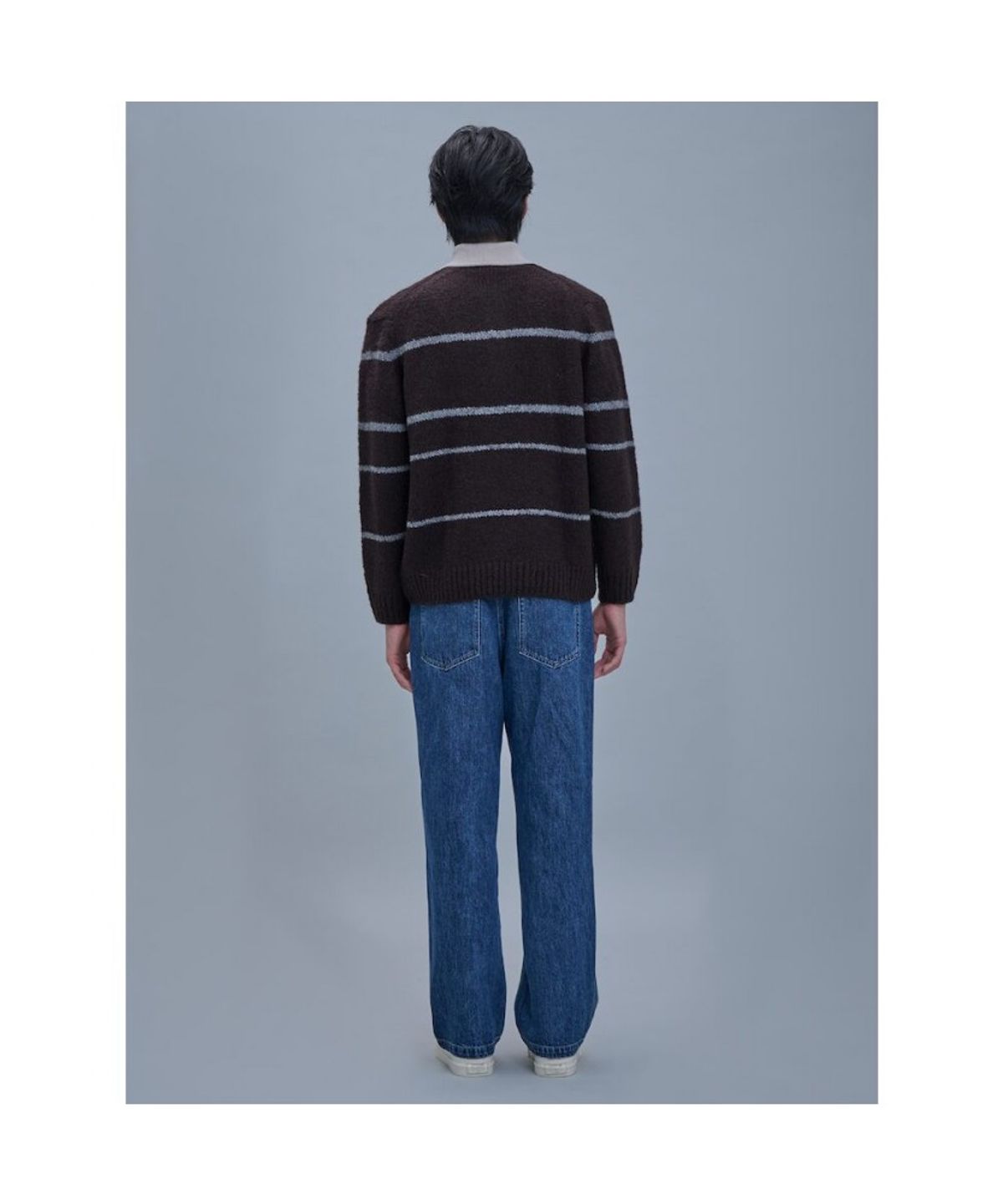 시프트지(SHIFT.G) Fuzzy Pattern Sweater  Brown