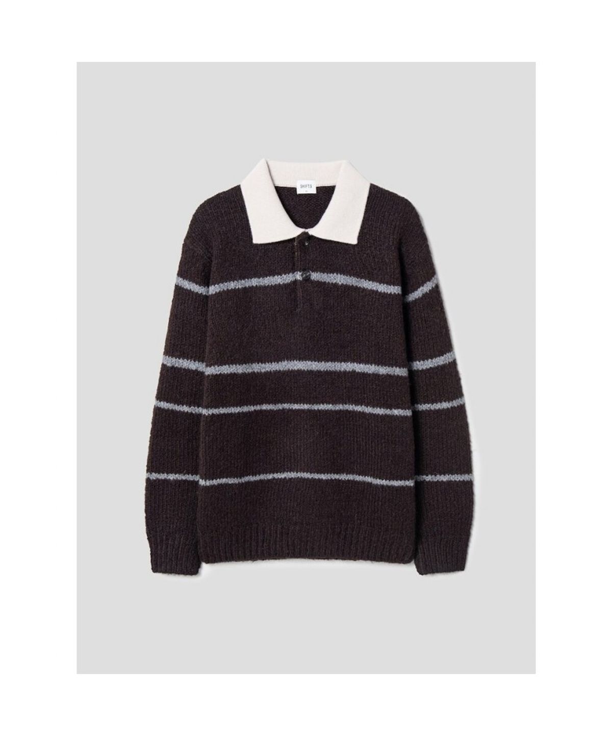 시프트지(SHIFT.G) Fuzzy Pattern Sweater  Brown