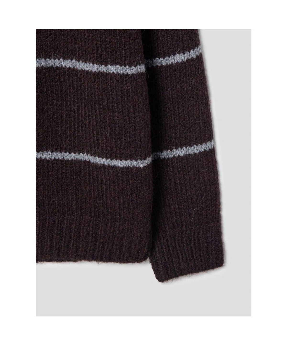 시프트지(SHIFT.G) Fuzzy Pattern Sweater  Brown