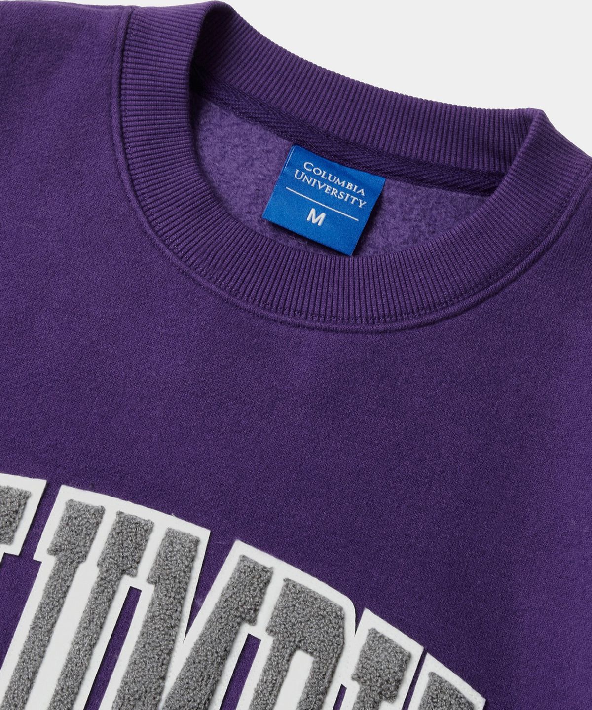 컬럼비아 유니버시티(COLUMBIA UNIVERSITY) BIG BOUCLE H/FLEECE SWEATSHIRTS 빈티지퍼플