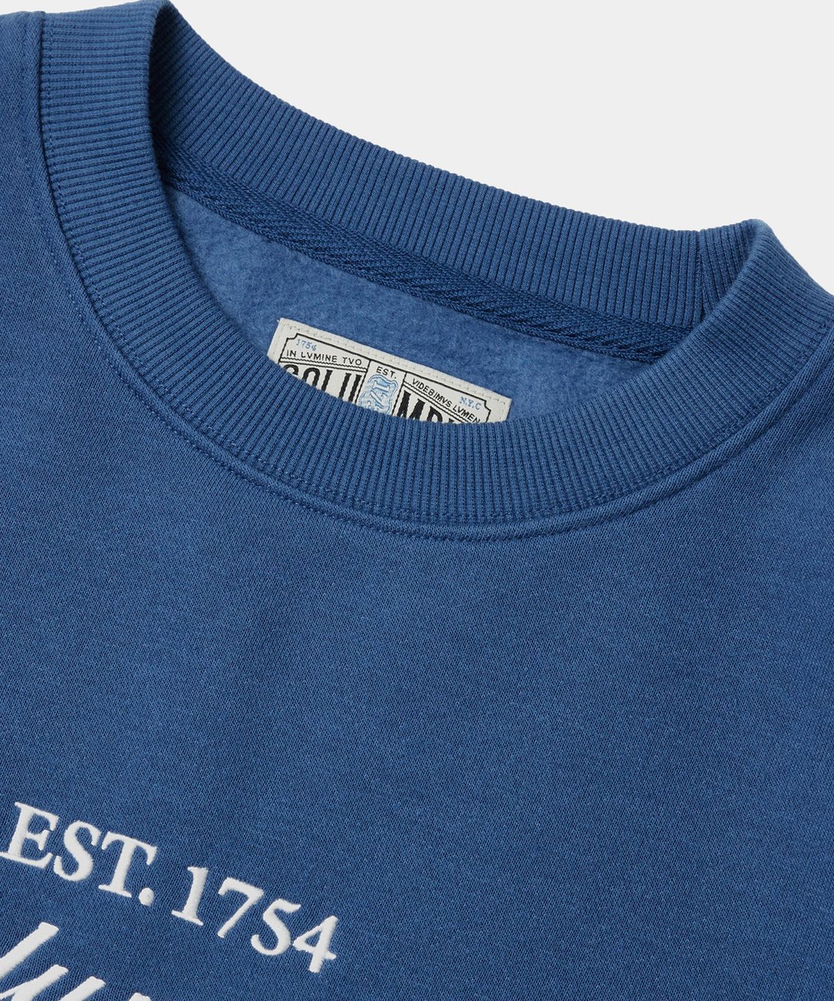 컬럼비아 유니버시티(COLUMBIA UNIVERSITY) CU BIG SCRIPT WOMEN TERRY SWEATSHIRTS 프렌치블루