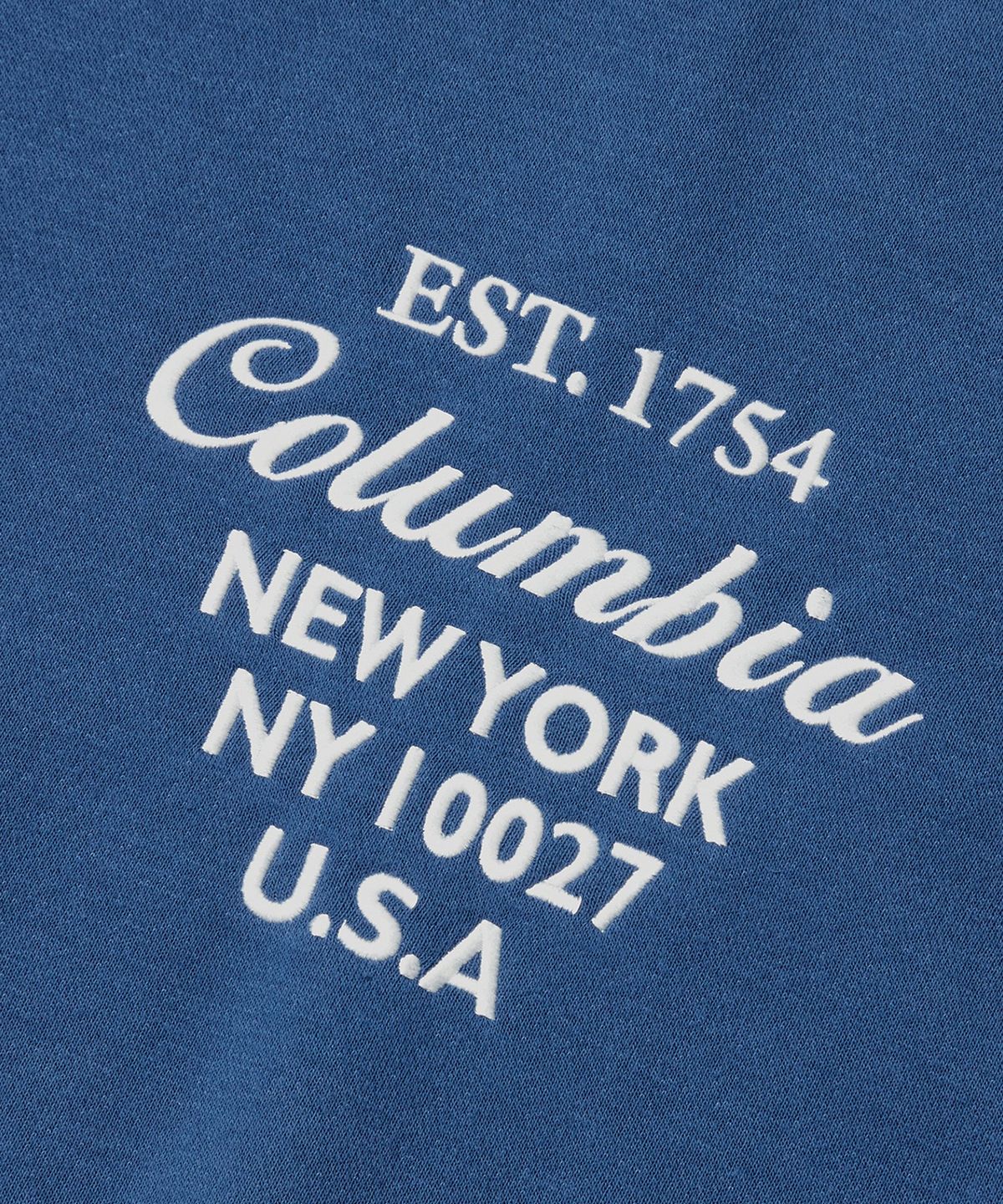 컬럼비아 유니버시티(COLUMBIA UNIVERSITY) CU BIG SCRIPT WOMEN TERRY SWEATSHIRTS 프렌치블루