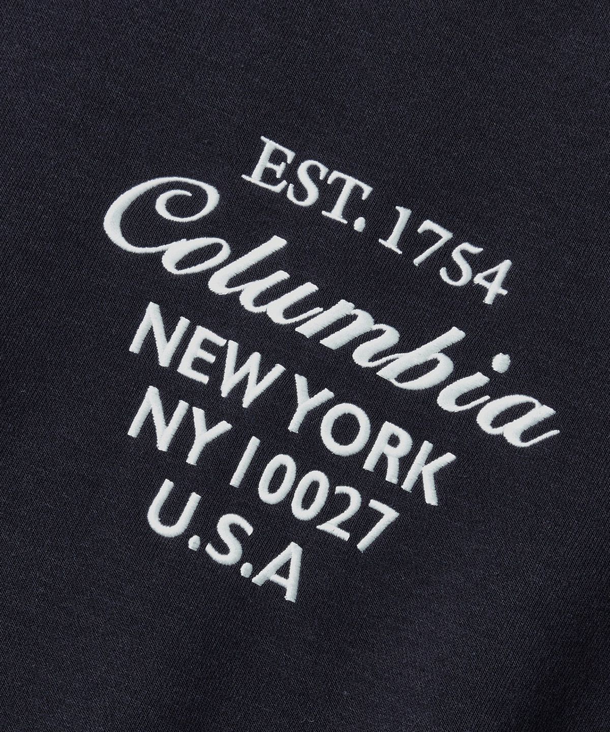 컬럼비아 유니버시티(COLUMBIA UNIVERSITY) CU BIG SCRIPT WOMEN TERRY SWEATSHIRTS 크라운네이비