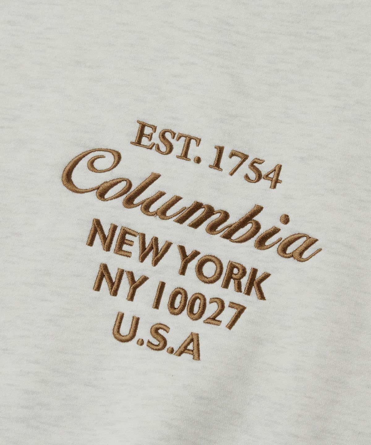 컬럼비아 유니버시티(COLUMBIA UNIVERSITY) CU BIG SCRIPT WOMEN TERRY SWEATSHIRTS 오트밀