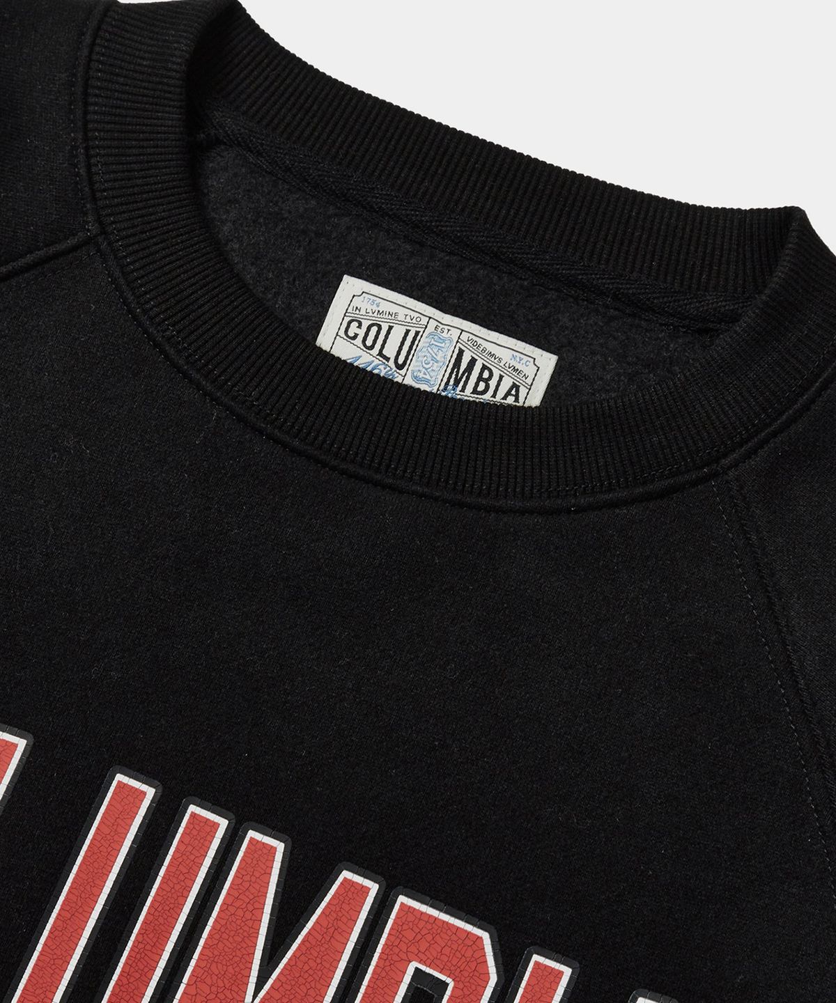 컬럼비아 유니버시티(COLUMBIA UNIVERSITY) CU 80S VINTAGE WOMEN FLEECE SWEATSHIRTS 블랙
