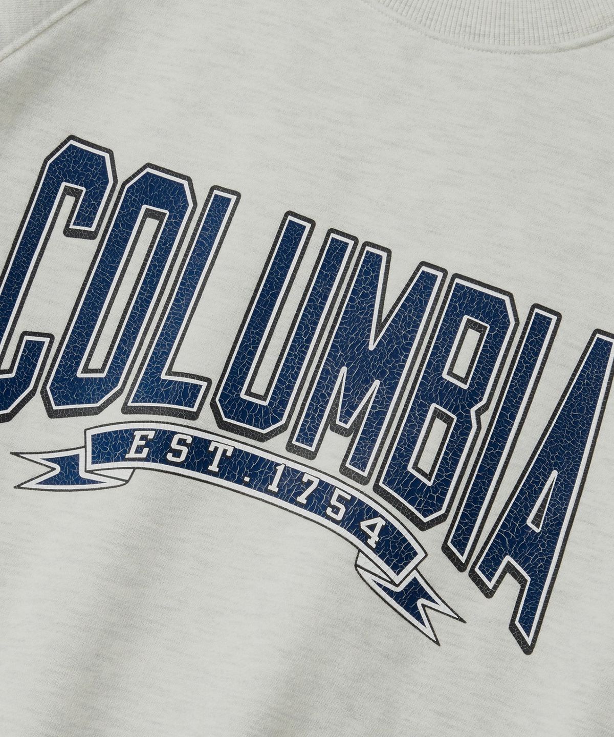 컬럼비아 유니버시티(COLUMBIA UNIVERSITY) CU 80S VINTAGE WOMEN FLEECE SWEATSHIRTS 오트밀