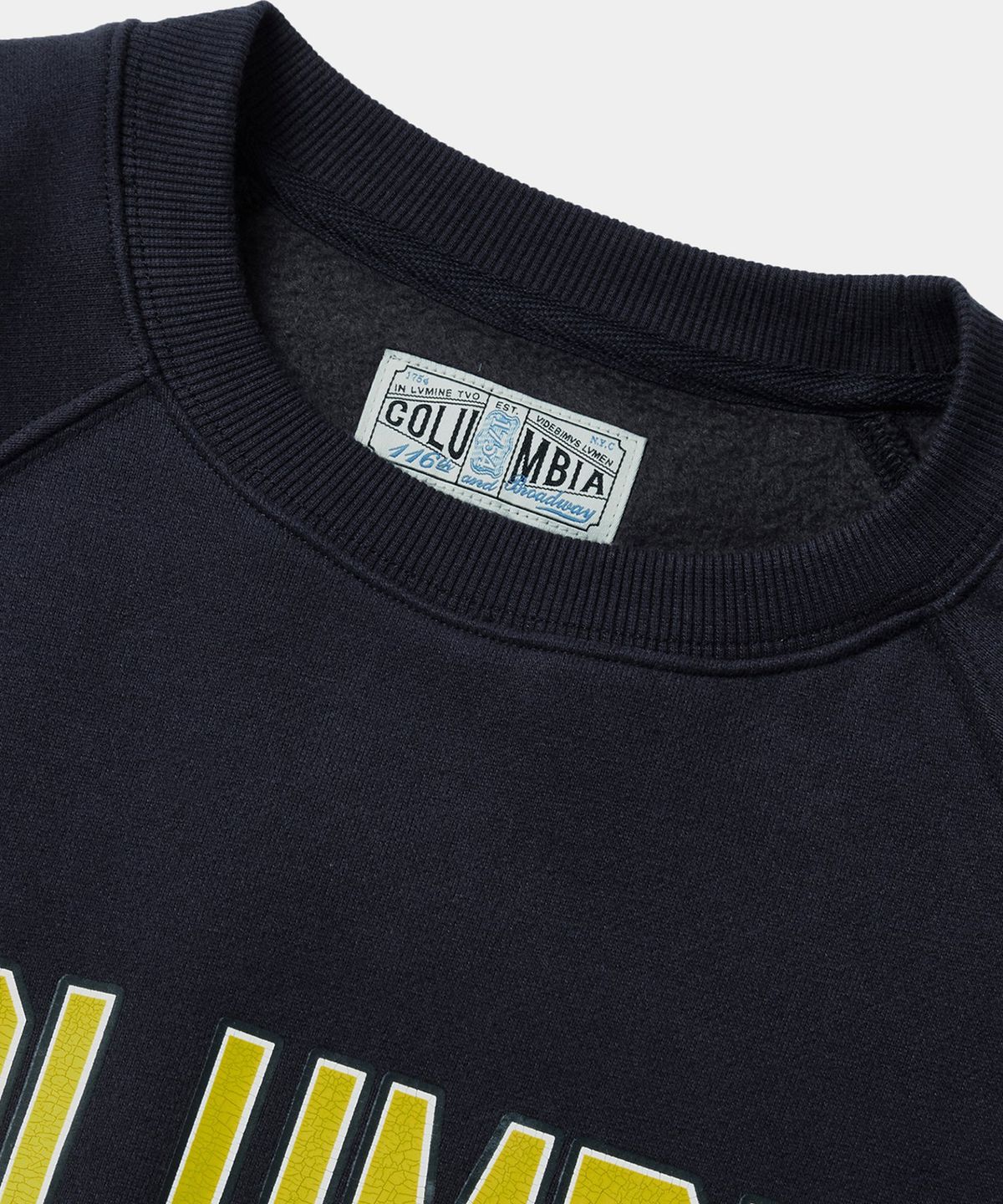 컬럼비아 유니버시티(COLUMBIA UNIVERSITY) CU 80S VINTAGE WOMEN FLEECE SWEATSHIRTS 크라운네이비
