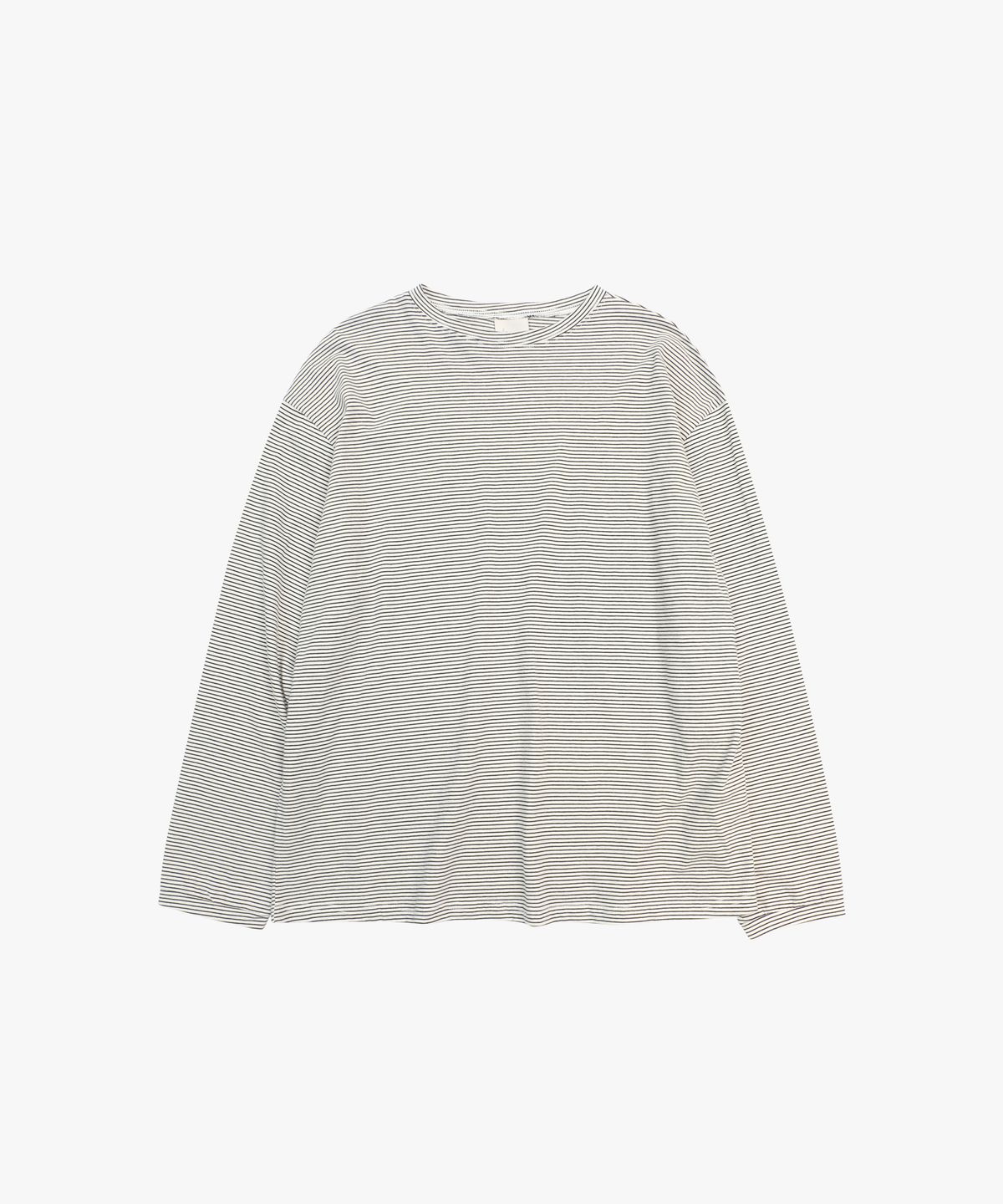 로시로우(LOSSYROW) Overfit Stripe Long Sleeve White