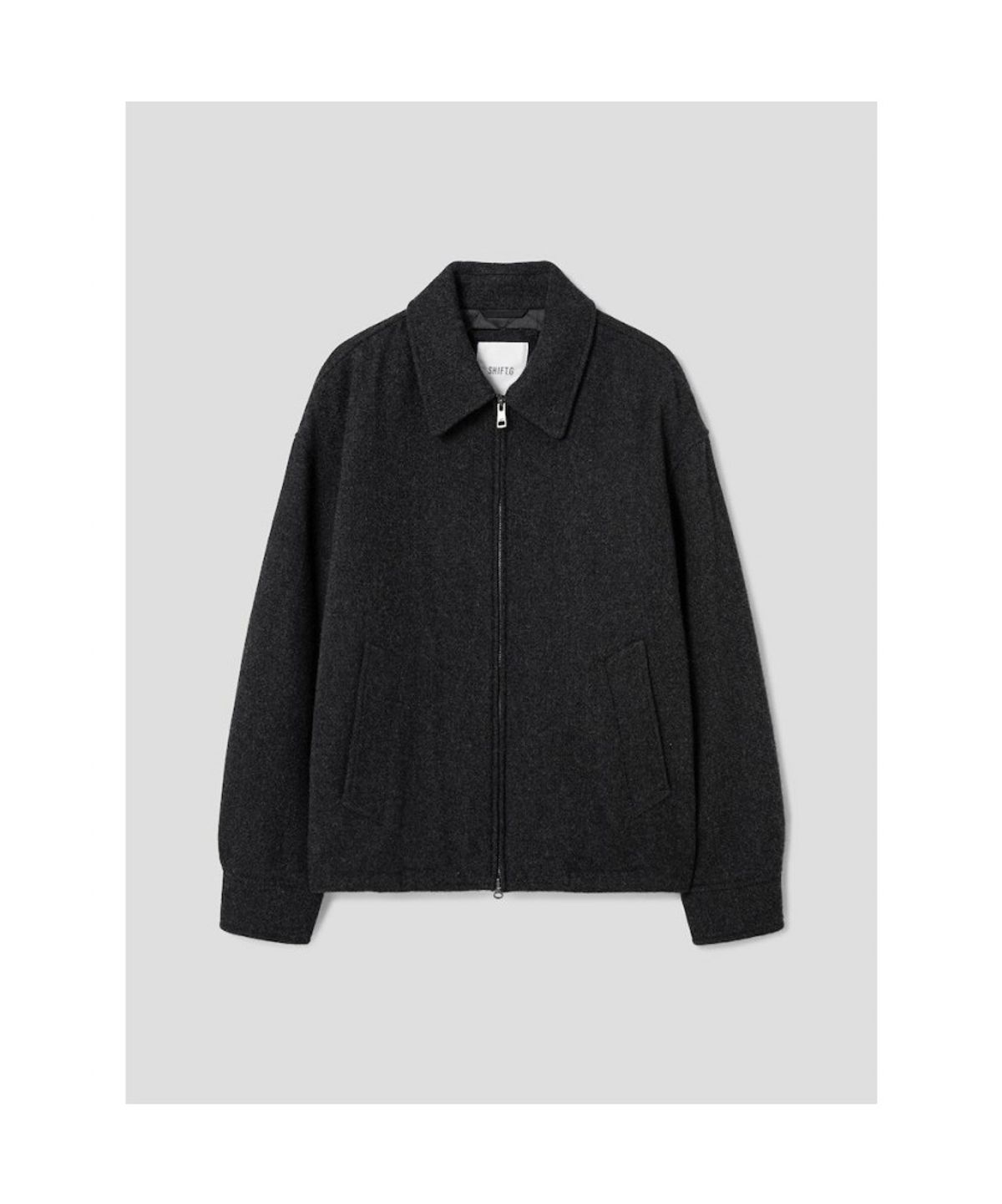 시프트지(SHIFT.G) Wool Blended Overfit Blouson  Ash