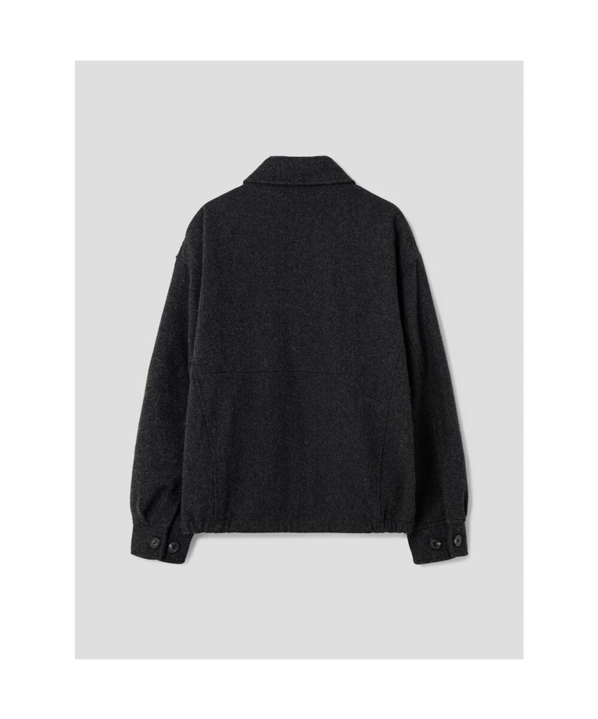 시프트지(SHIFT.G) Wool Blended Overfit Blouson  Ash