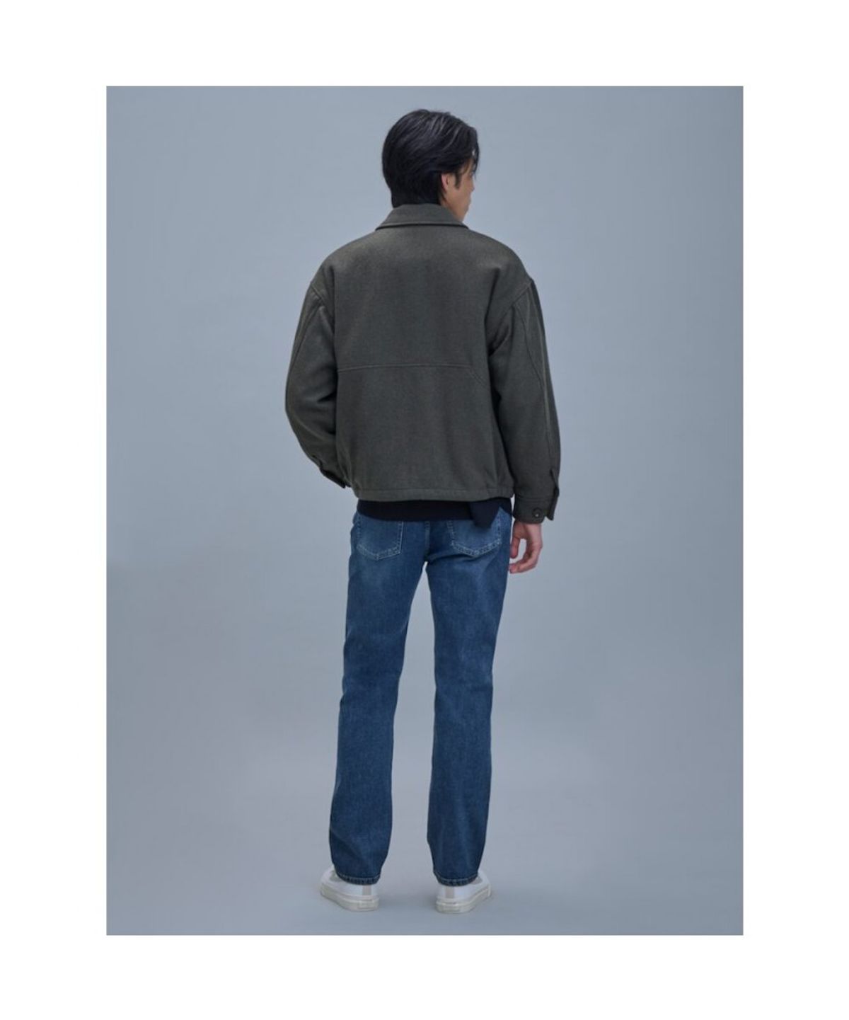 시프트지(SHIFT.G) Wool Blended Overfit Blouson  Khaki