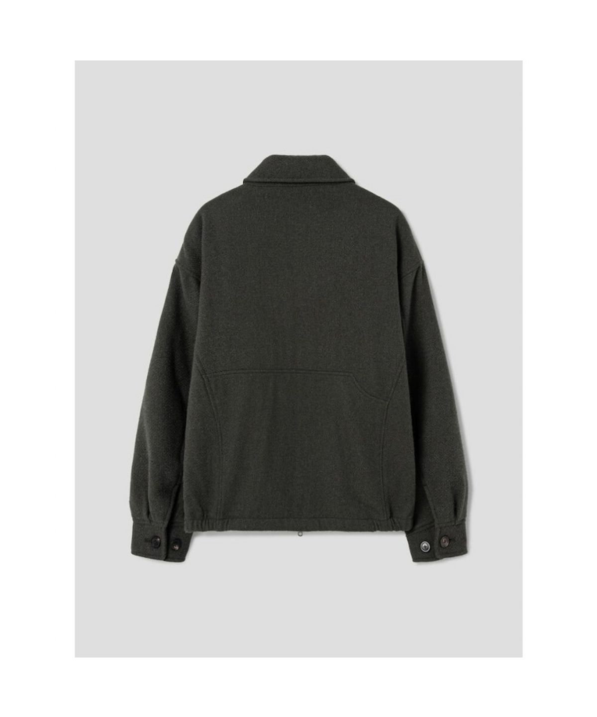 시프트지(SHIFT.G) Wool Blended Overfit Blouson  Khaki