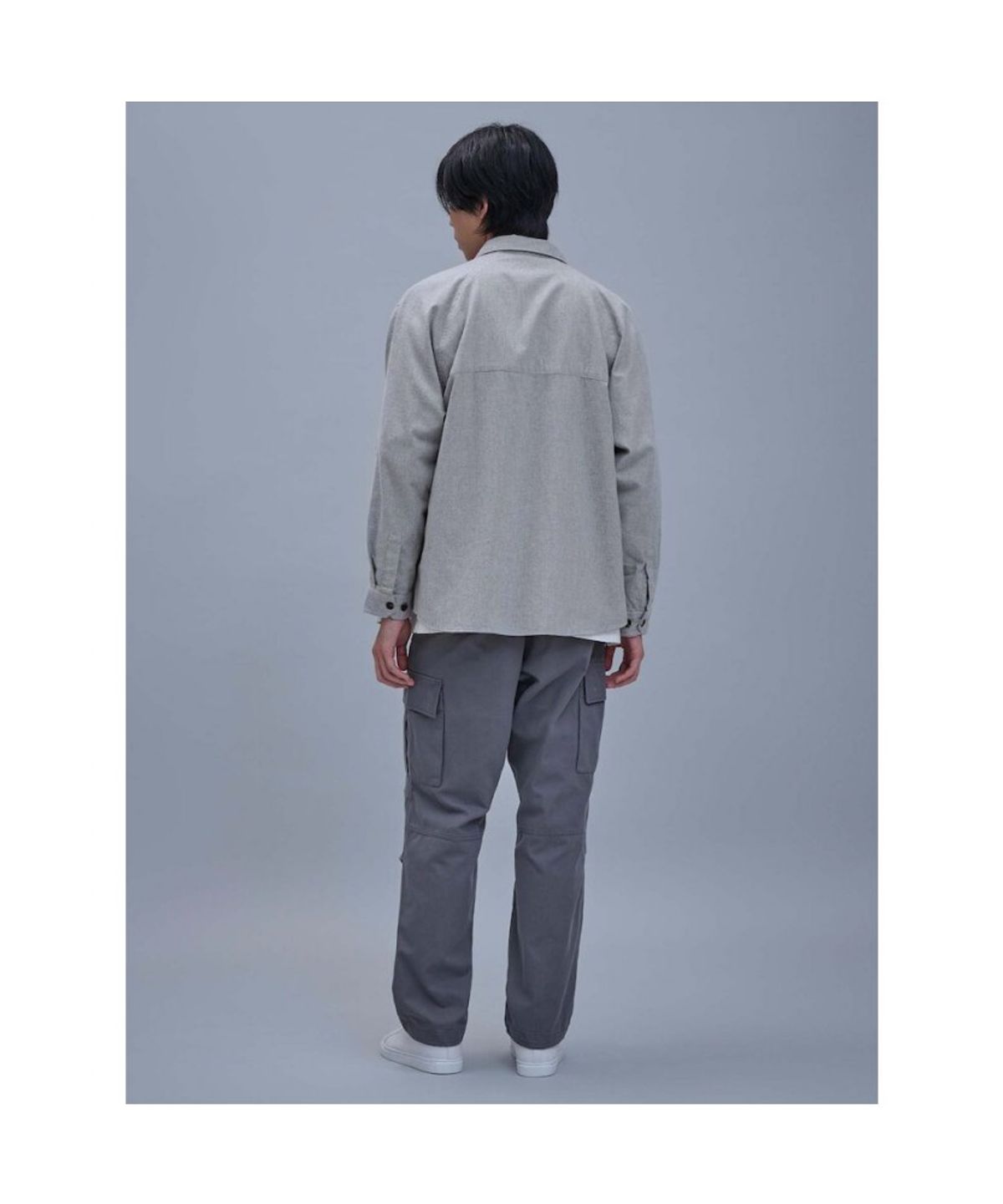 시프트지(SHIFT.G) Brushed Cloud Shirts  Light Grey