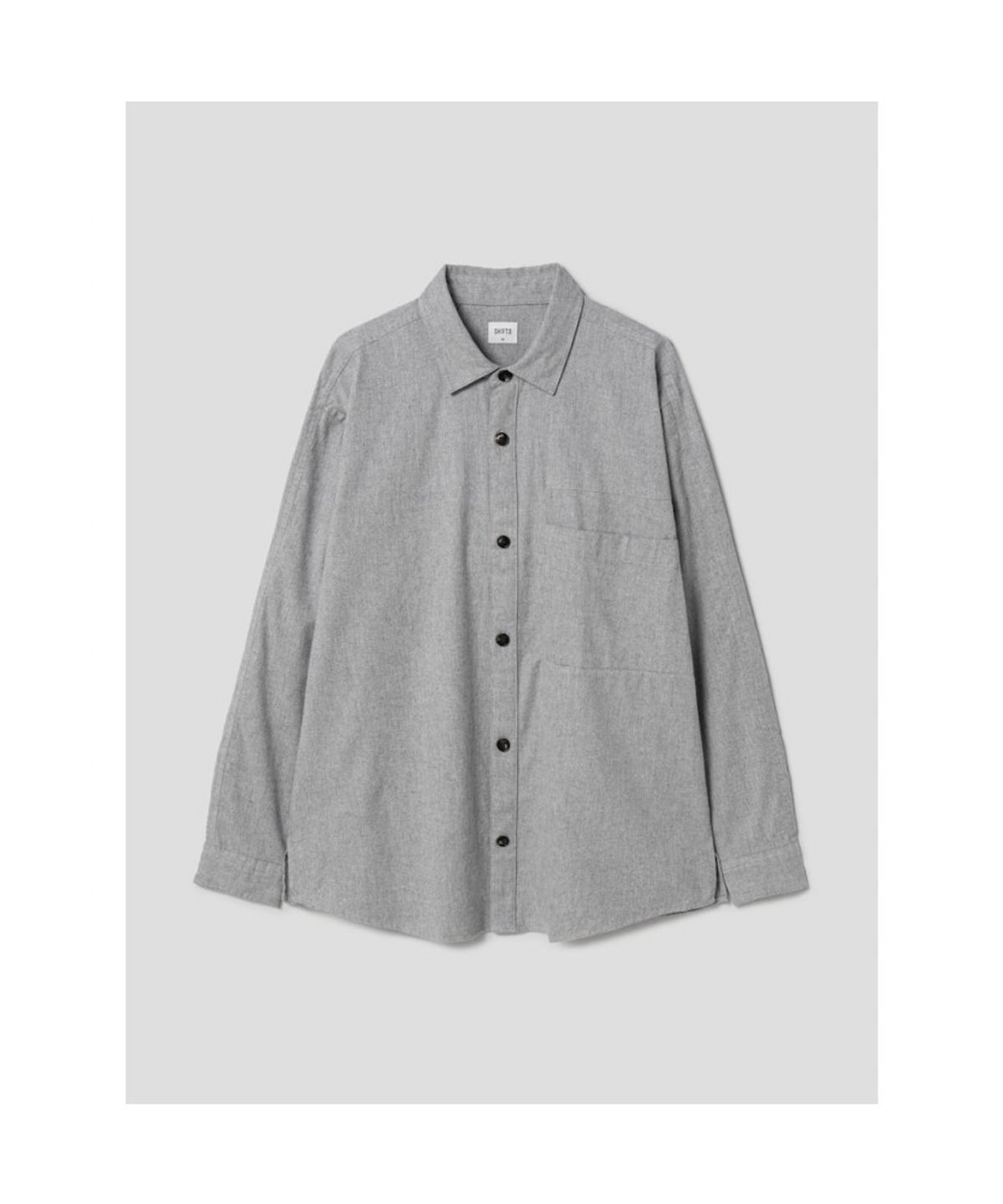 시프트지(SHIFT.G) Brushed Cloud Shirts  Light Grey