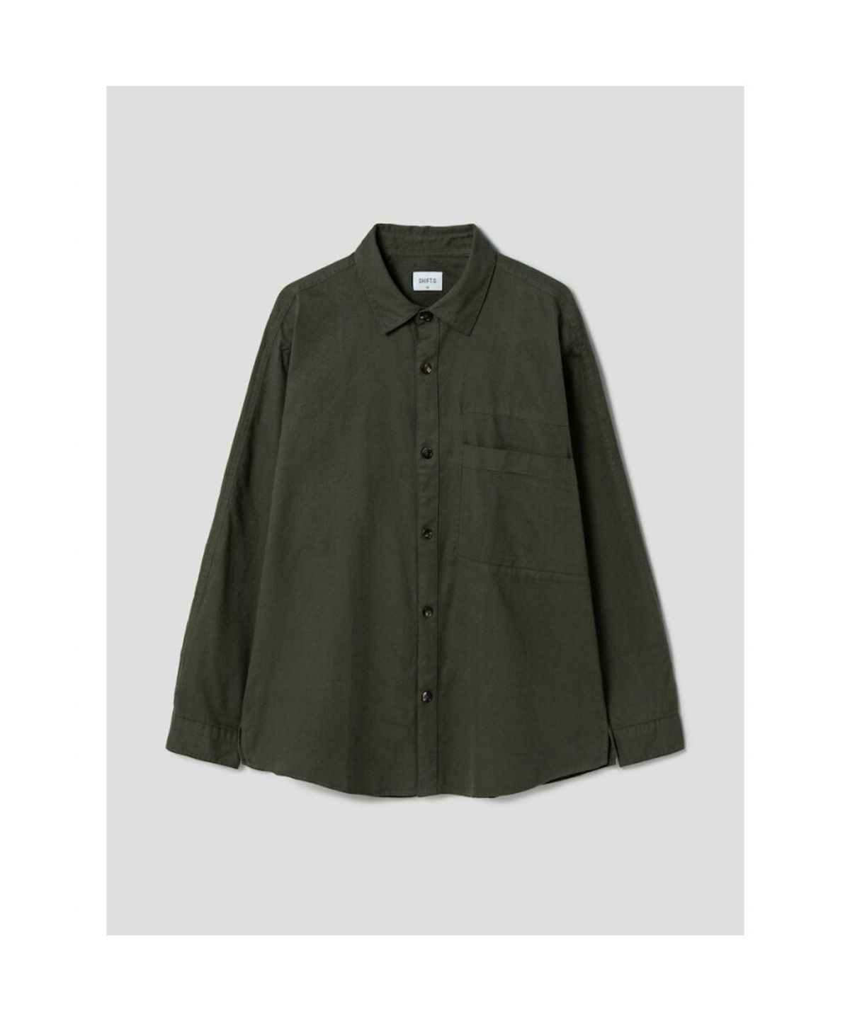 시프트지(SHIFT.G) Brushed Cloud Shirts  Khaki