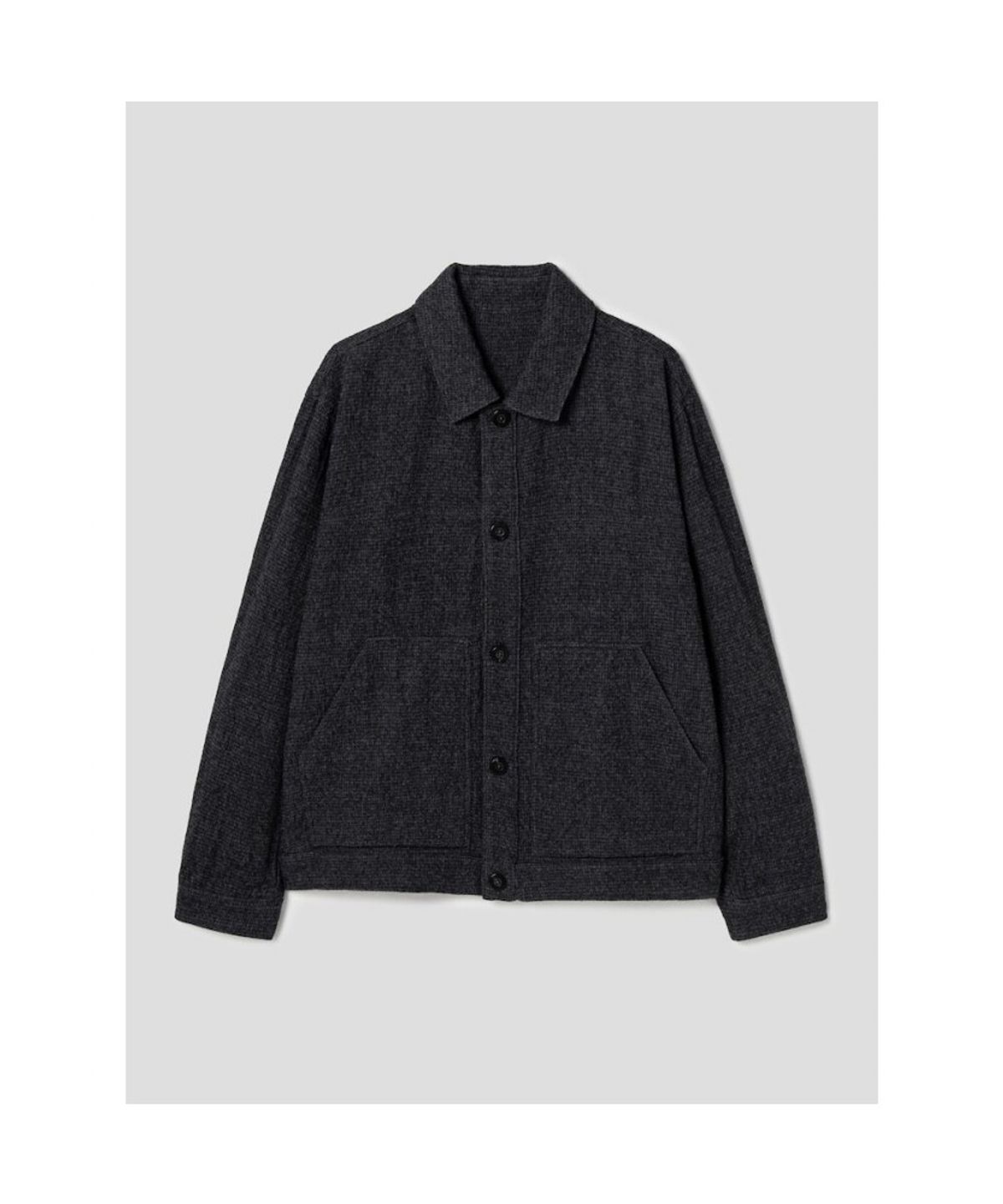 시프트지(SHIFT.G) Wool Blended ZoomIn Shirts  Ash