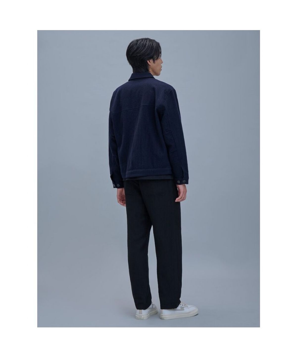 시프트지(SHIFT.G) Wool ZoomIn Shirts  Navy
