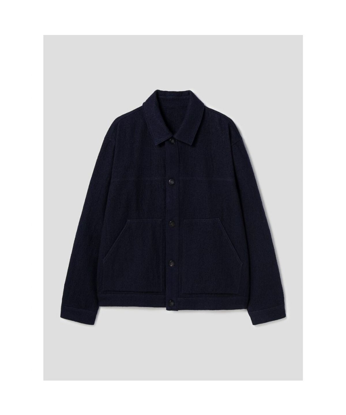 시프트지(SHIFT.G) Wool ZoomIn Shirts  Navy