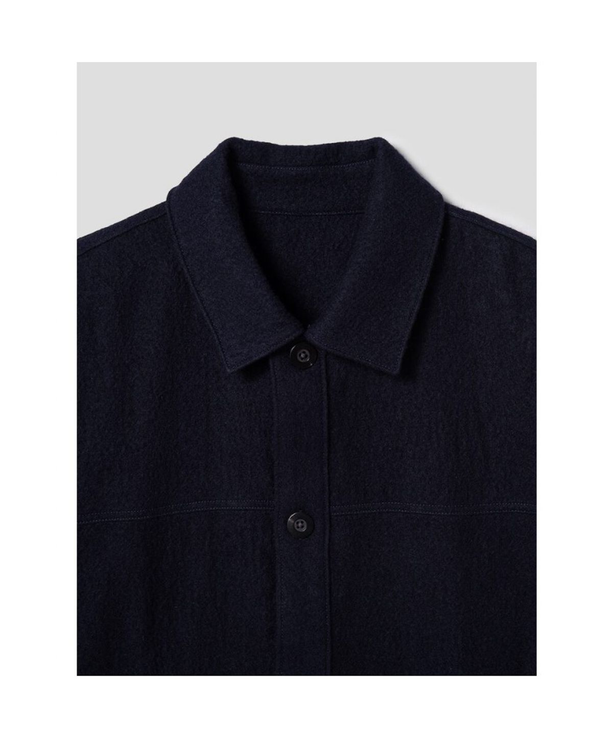 시프트지(SHIFT.G) Wool ZoomIn Shirts  Navy