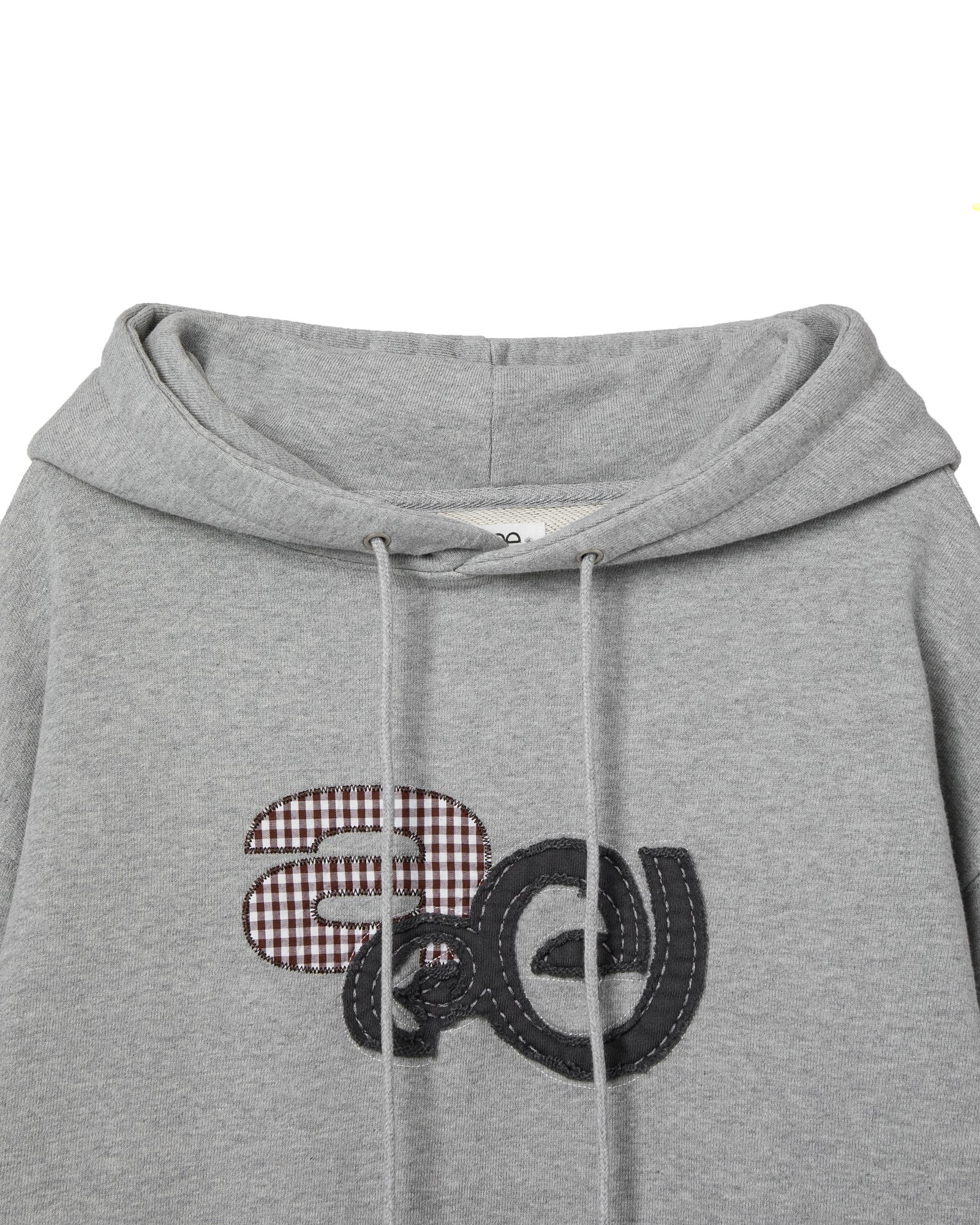 aeae APPLIQUE LOGO HOODIE グレー パーカー Mサイズ MUSINSA | AEAE APPLIQUE LOGO HOODIE [MELANGE GREY]