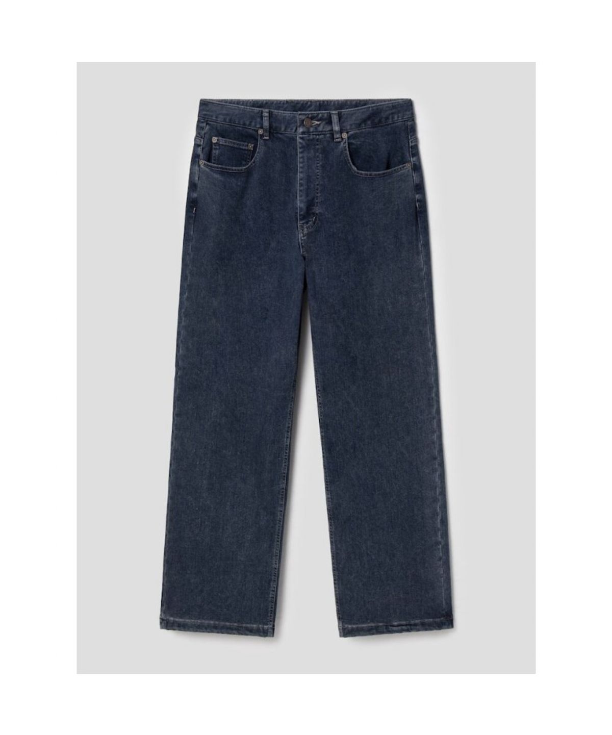 시프트지(SHIFT.G) Wide Brushed Denim Pants  Navy