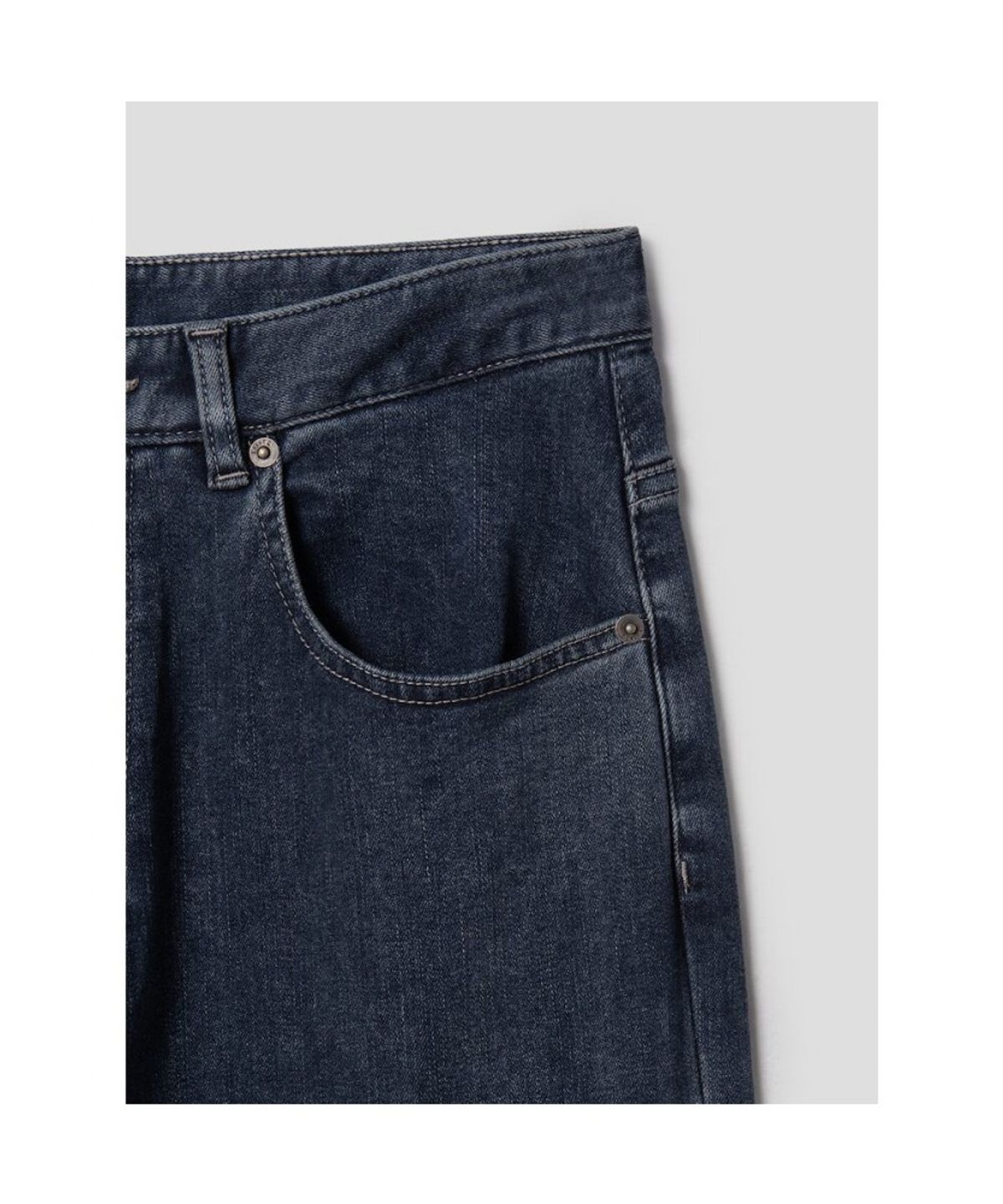 시프트지(SHIFT.G) Wide Brushed Denim Pants  Navy