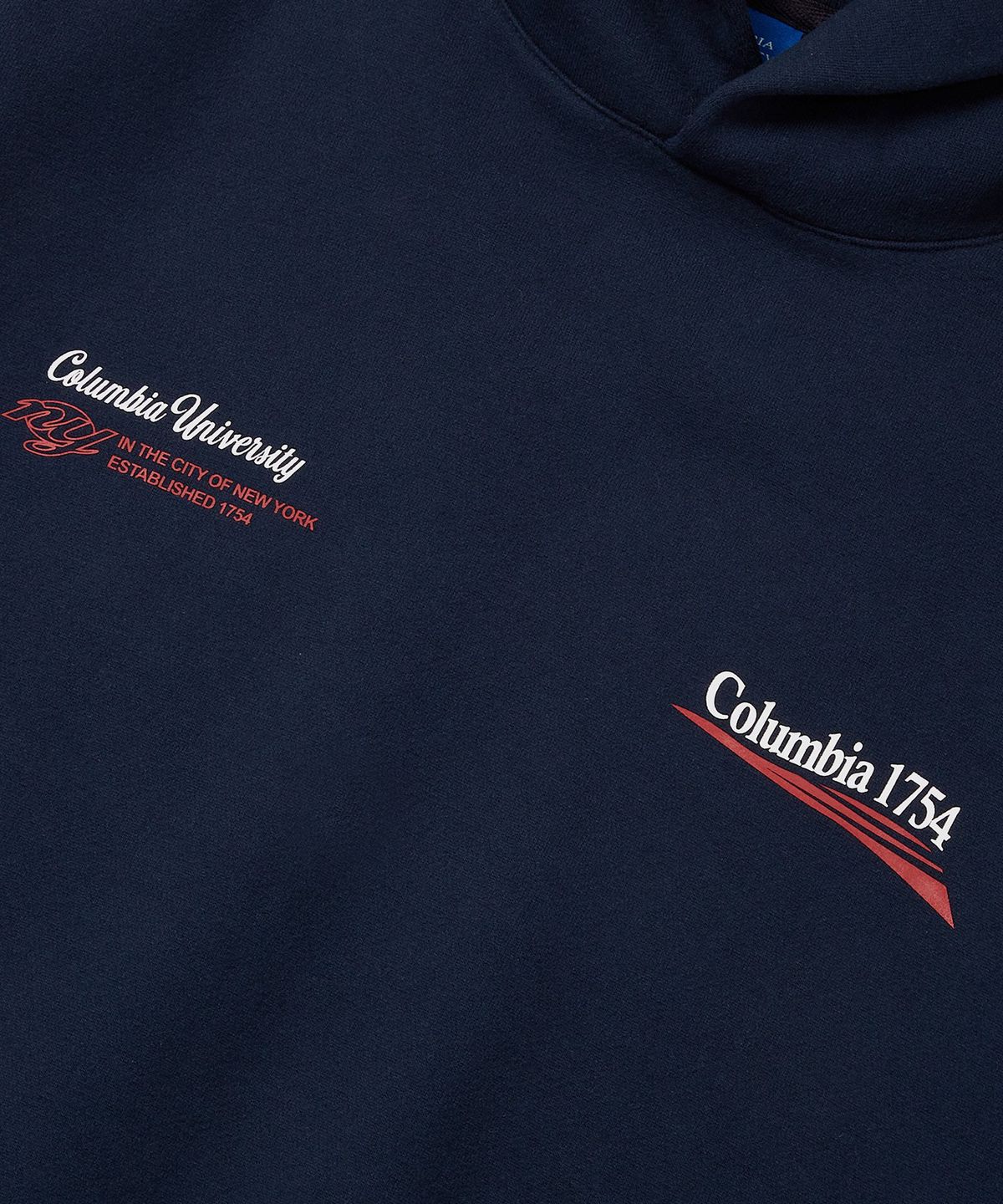 컬럼비아 유니버시티(COLUMBIA UNIVERSITY) CU BIG WAVE H/FLEECE HOODIE 다크네이비