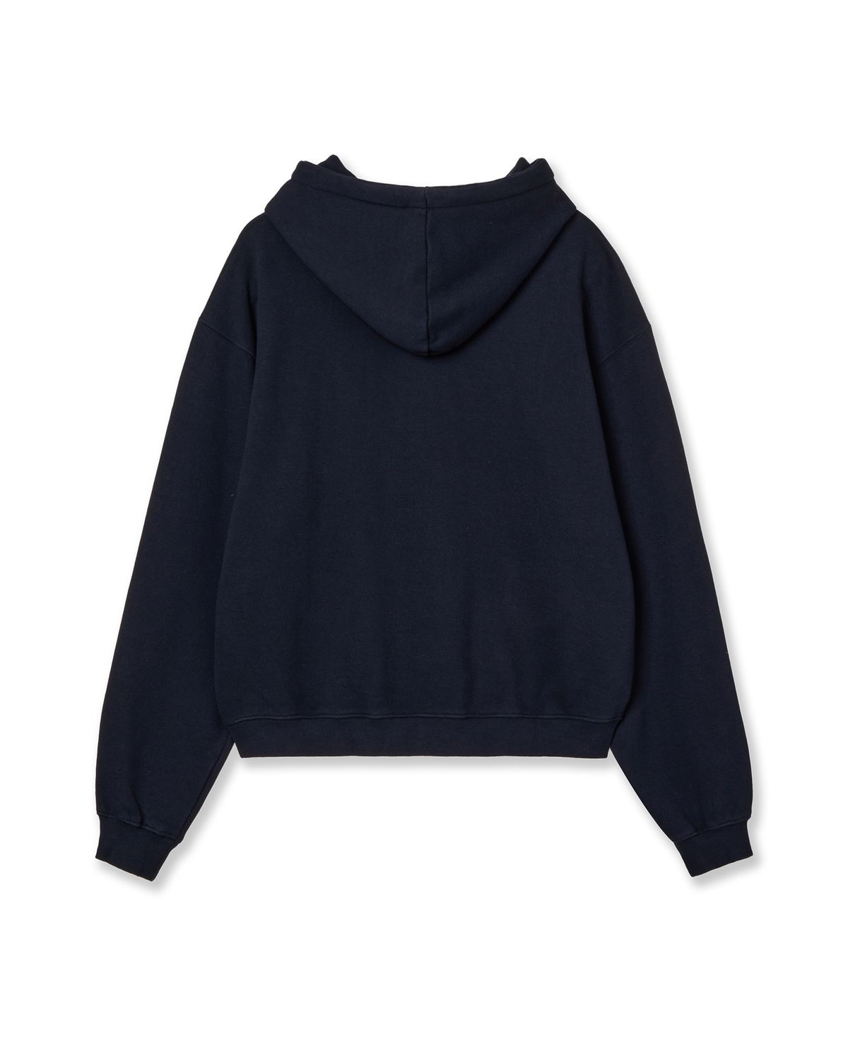 에이이에이이(AEAE) WEB LOGO LOOSED HOODIE [NAVY]