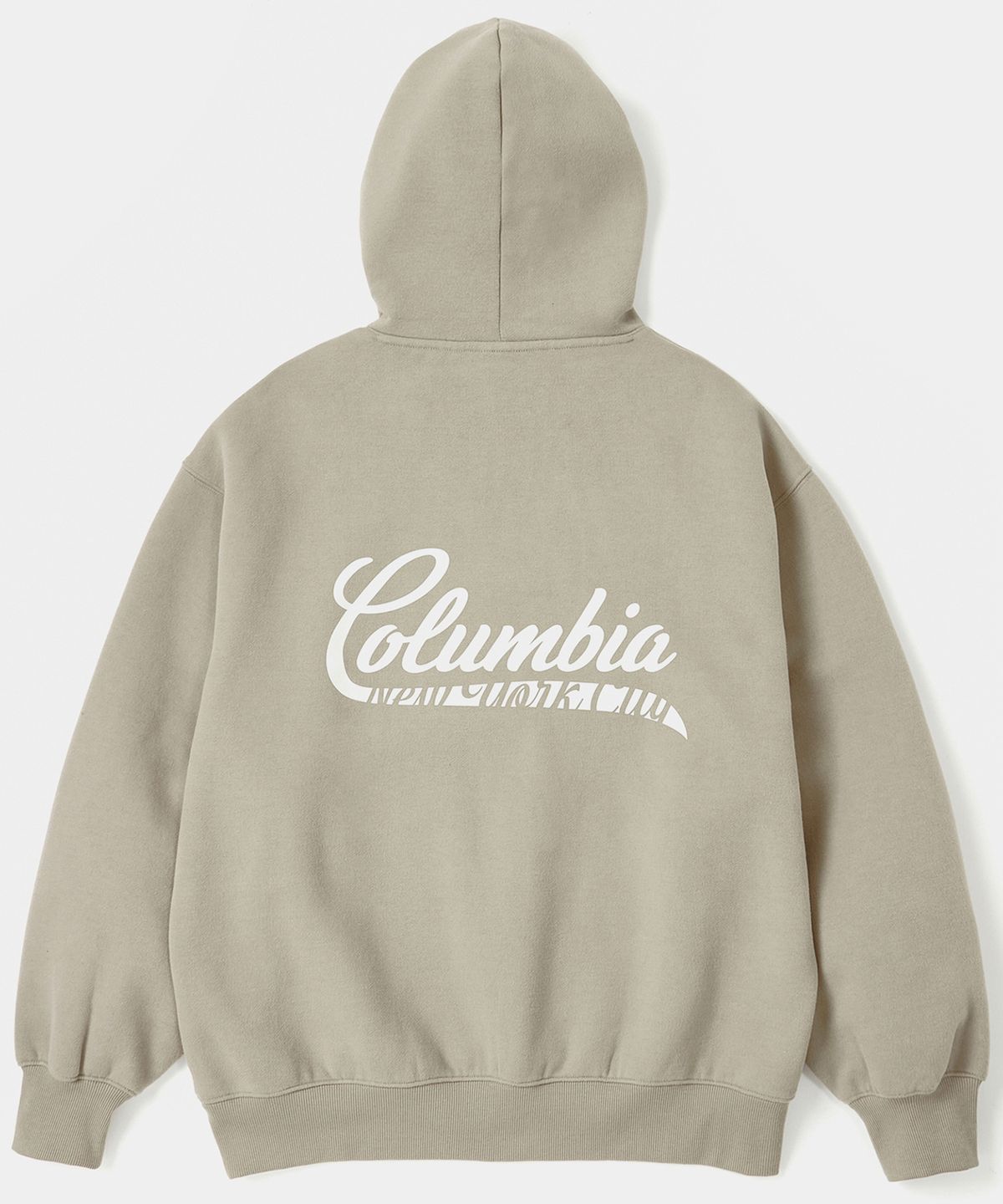 컬럼비아 유니버시티(COLUMBIA UNIVERSITY) CU BIG WAVE H/FLEECE HOODIE 내추럴베이지