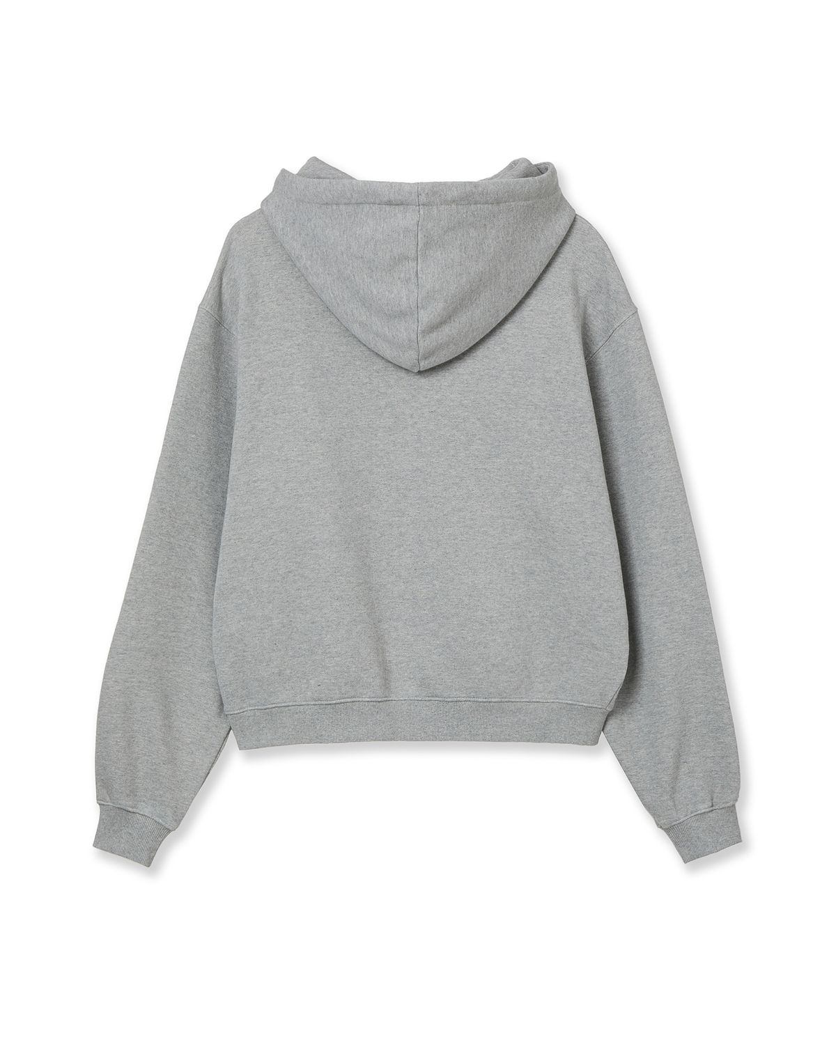 에이이에이이(AEAE) WEB LOGO LOOSED HOODIE [MELANGE GREY]