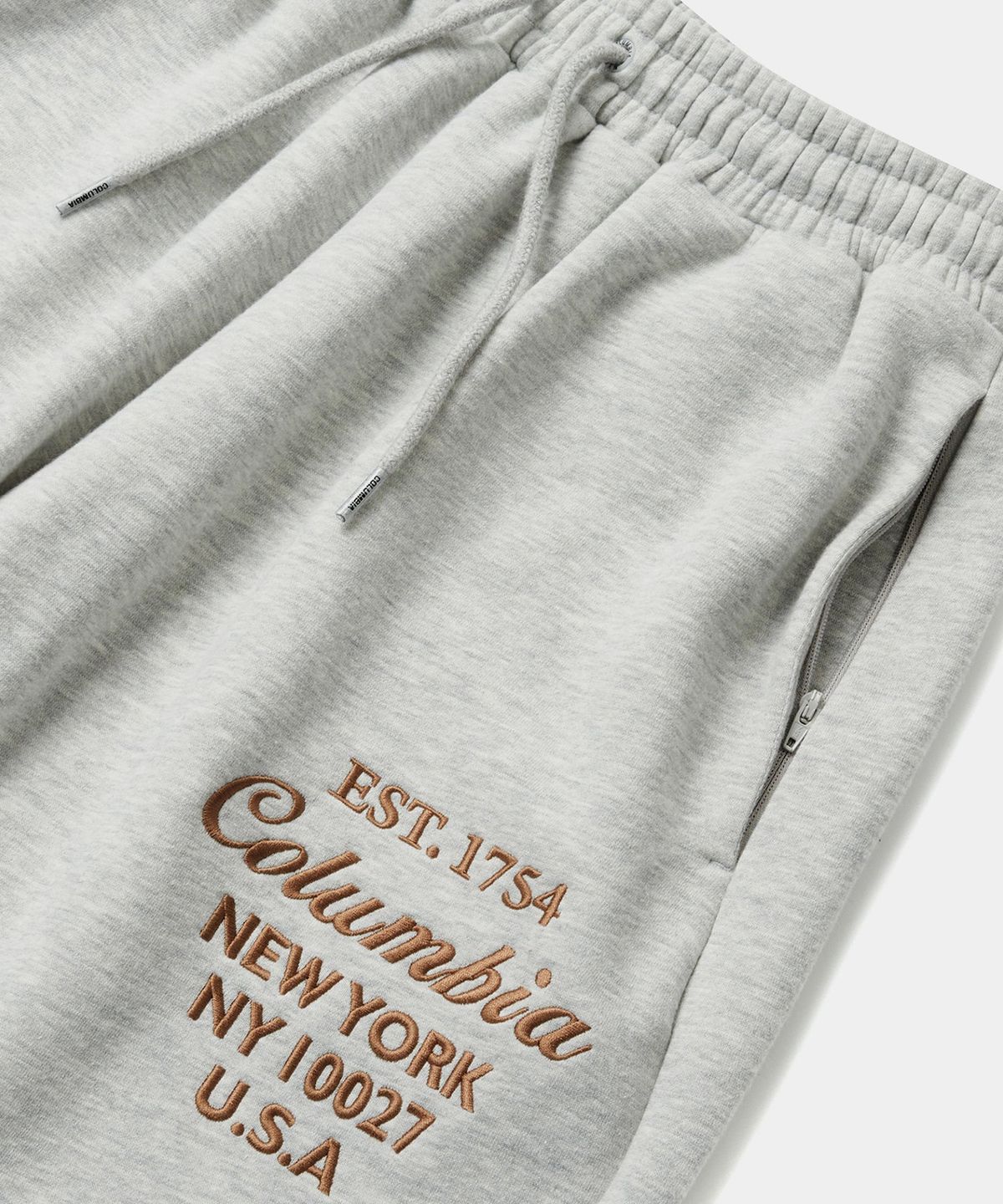 컬럼비아 유니버시티(COLUMBIA UNIVERSITY) CU BIG SCRIPT FLEECE WIDE SEATPANTS M그레이
