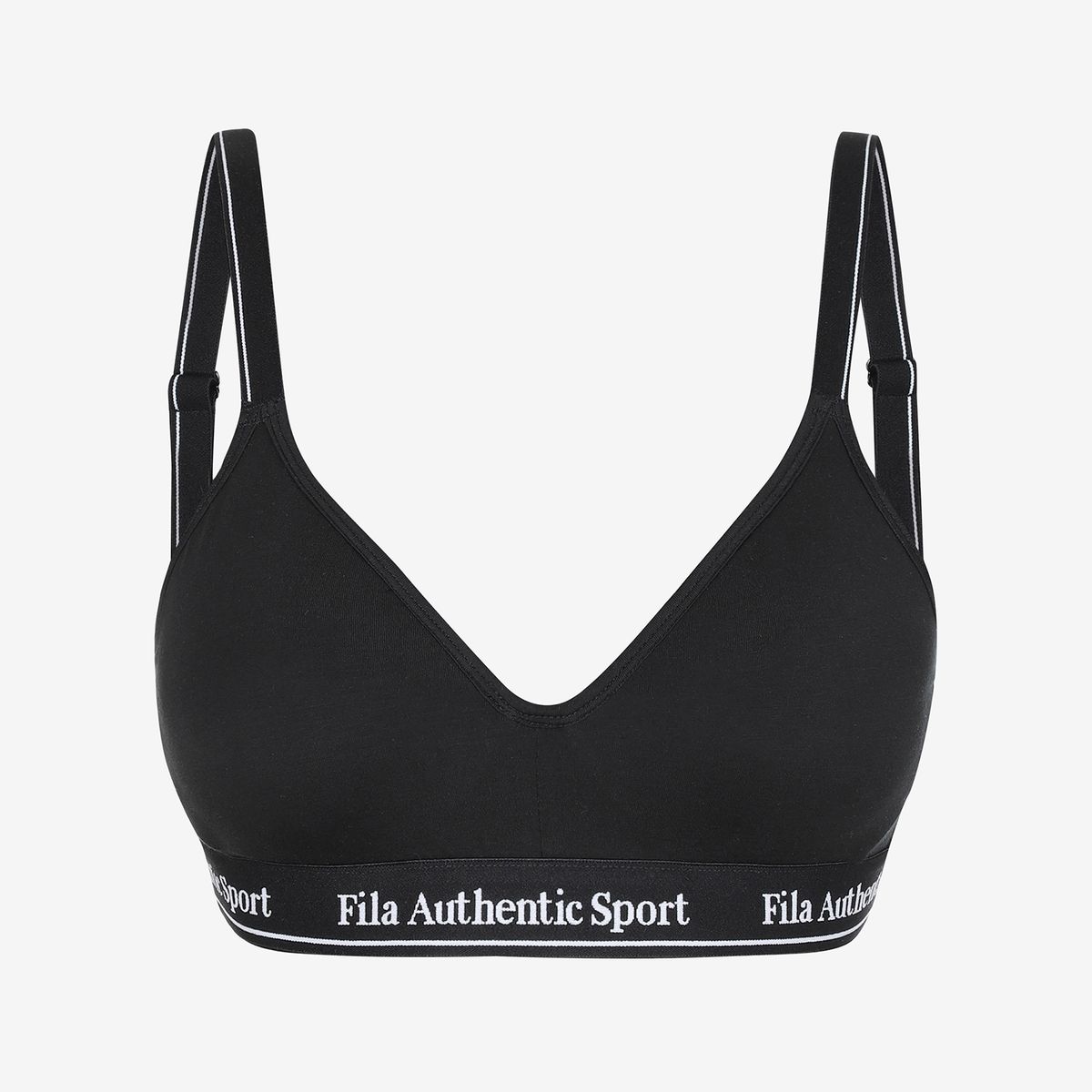 휠라언더웨어(FILA UNDERWEAR) 벨로 볼륨 소프트 브라(FI4BAH1105FBLK)