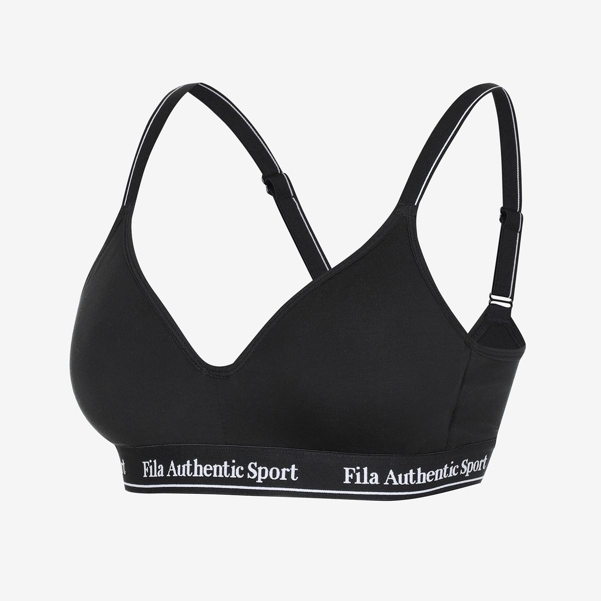 휠라언더웨어(FILA UNDERWEAR) 벨로 볼륨 소프트 브라(FI4BAH1105FBLK)