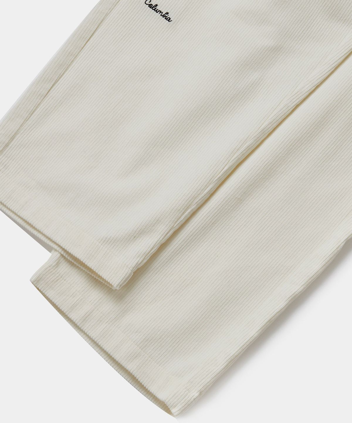 컬럼비아 유니버시티(COLUMBIA UNIVERSITY) SL-LABEL BELTED ALL-ROUND CORDUROY PANTS 크림
