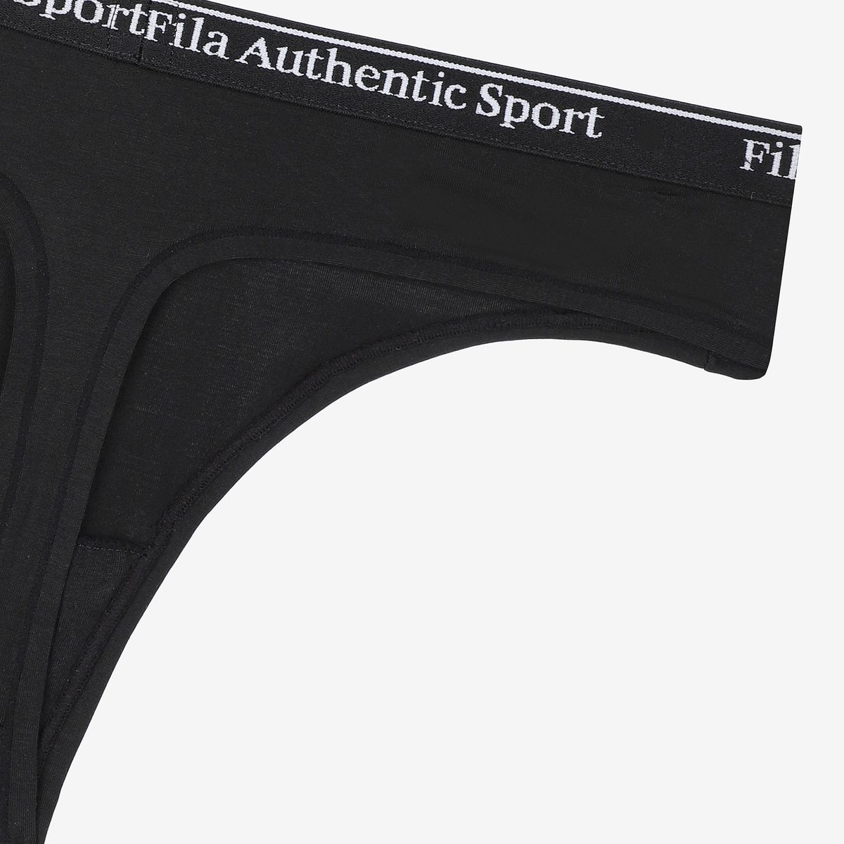 휠라언더웨어(FILA UNDERWEAR) 벨로 소프트 T팬티(FI4BFH1103FBLK)