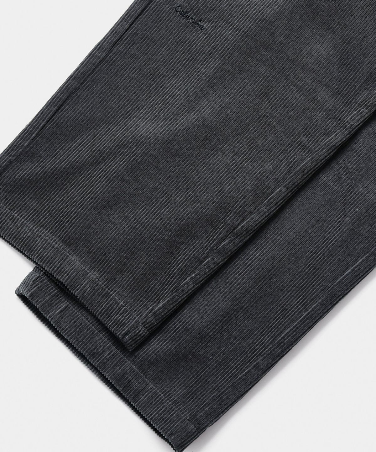 컬럼비아 유니버시티(COLUMBIA UNIVERSITY) SL-LABEL BELTED ALL-ROUND CORDUROY PANTS 차콜
