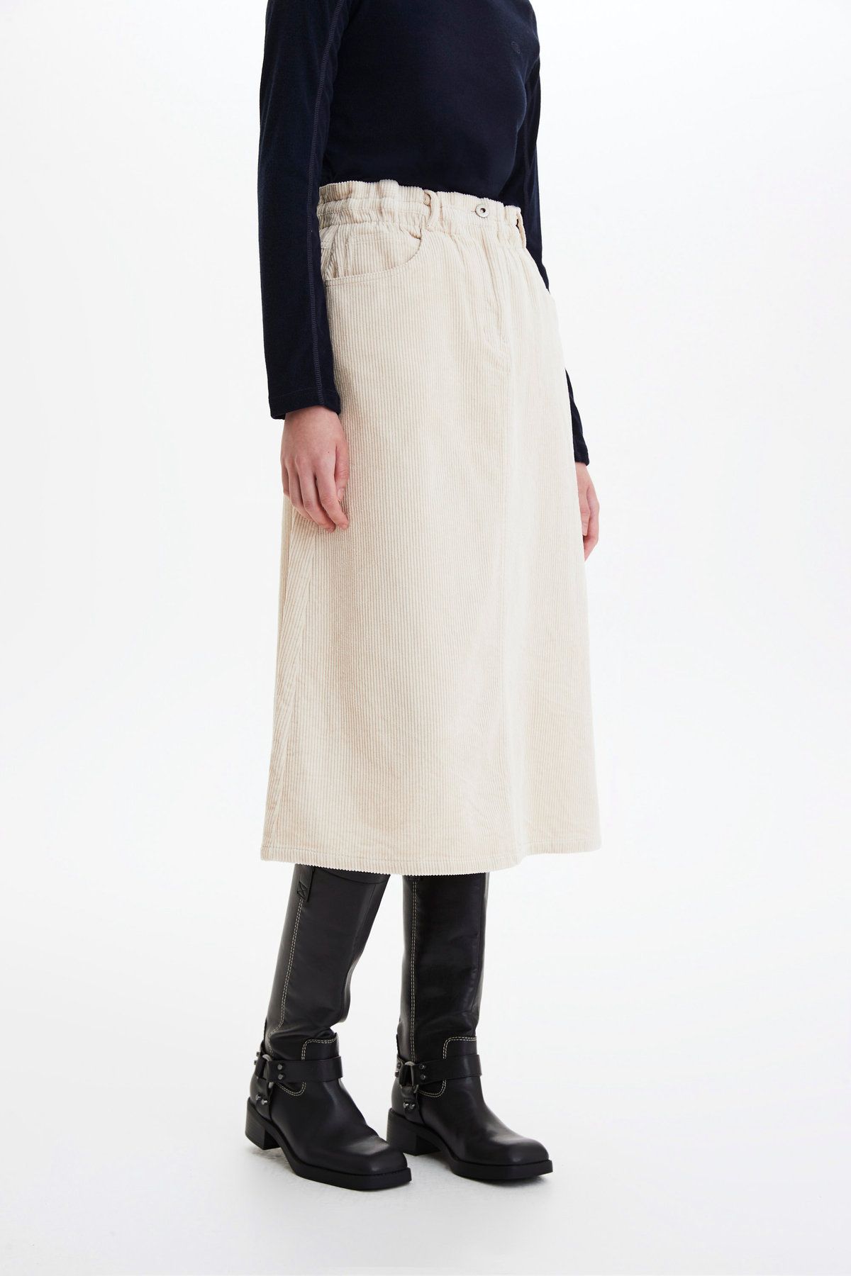 MUSINSA公式 | STUDIO TOMBOY Corduroy Banding Skirt 9174432981