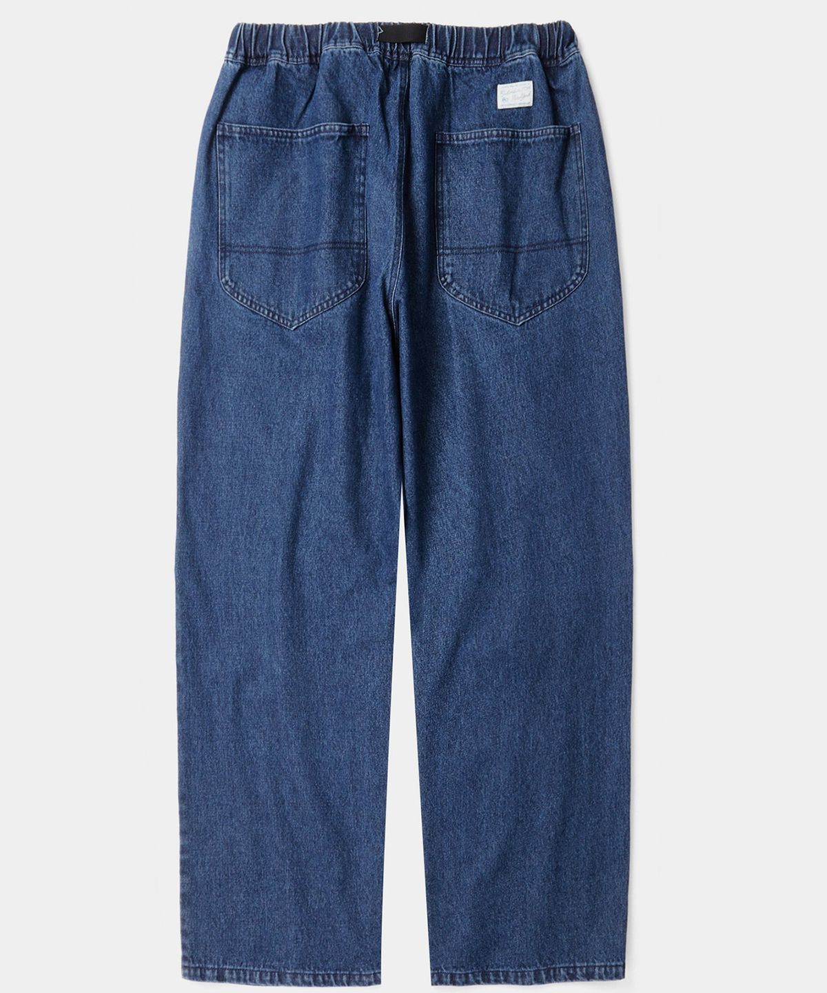 컬럼비아 유니버시티(COLUMBIA UNIVERSITY) SL-LABEL BELTED ALL-ROUND DENIM PANTS 미드나잇데님